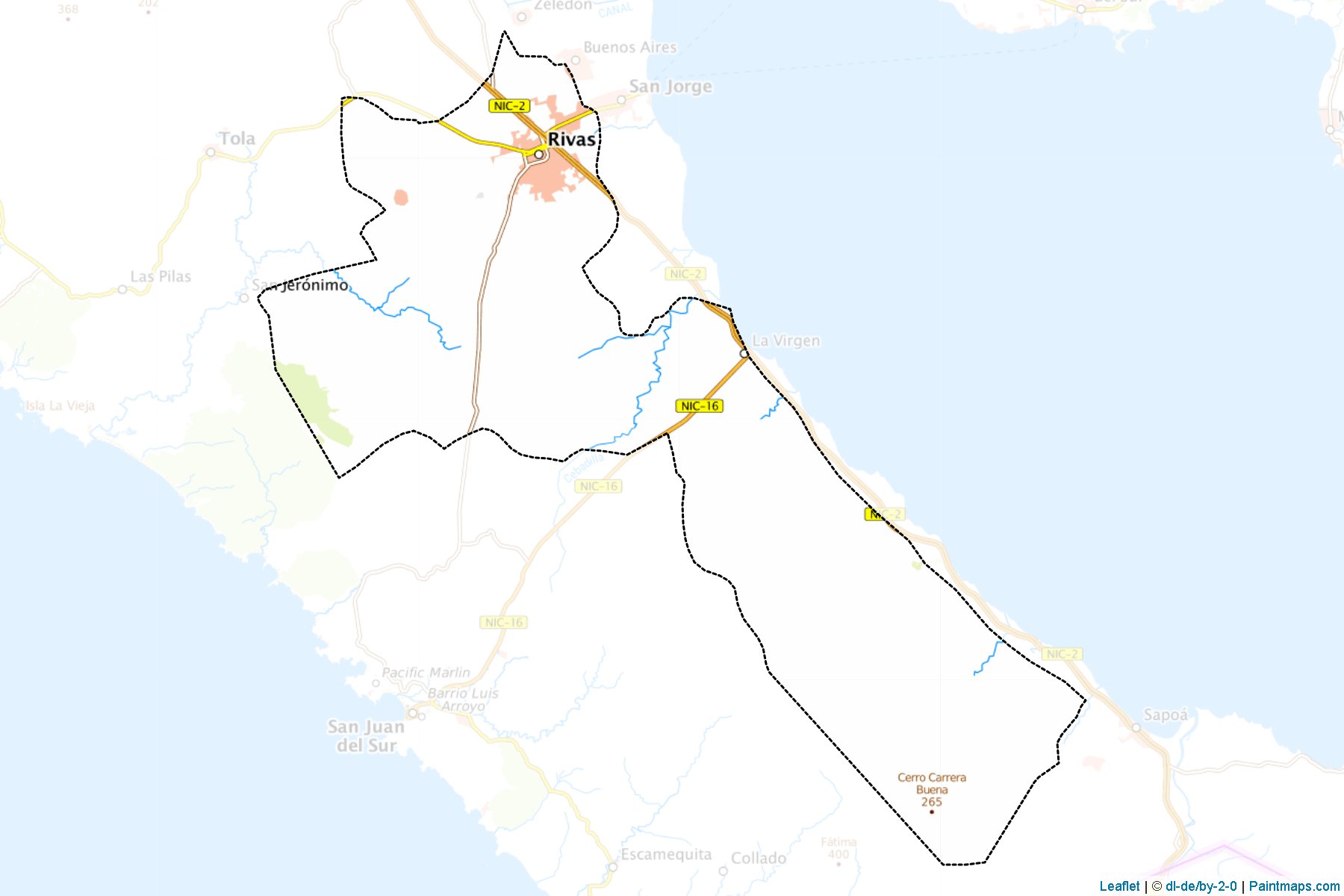 Muestras de recorte de mapas Rivas (Rivas)-1