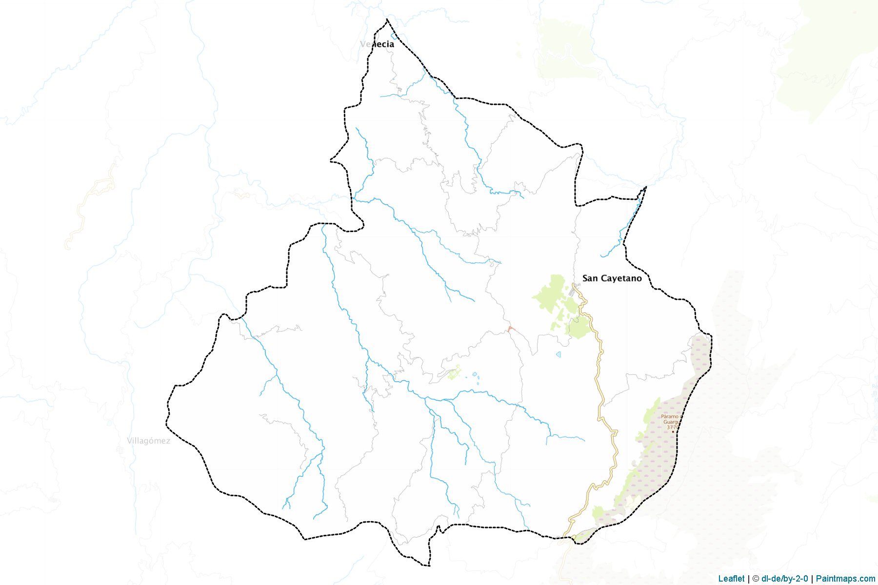 San Cayetano (Cundinamarca) Map Cropping Samples-1