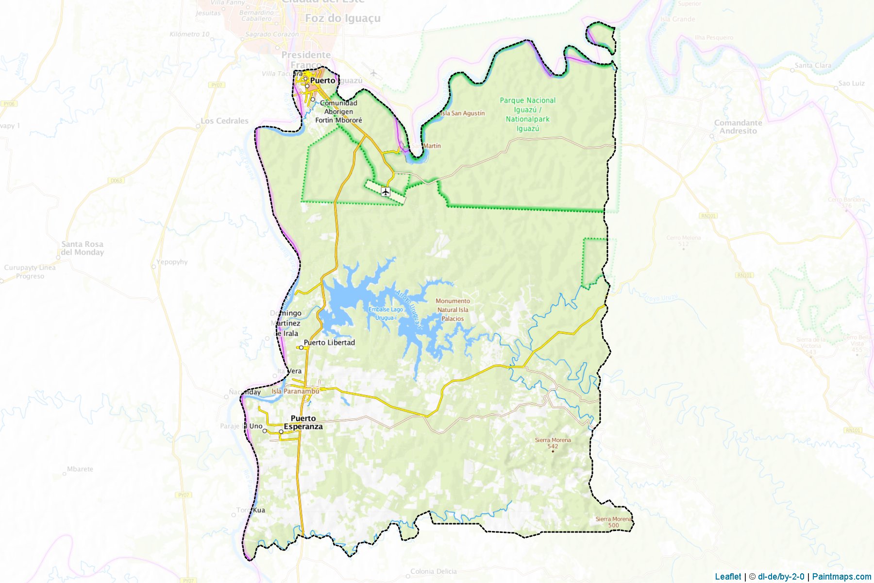 Iguazú (Misiones) Map Cropping Samples-1