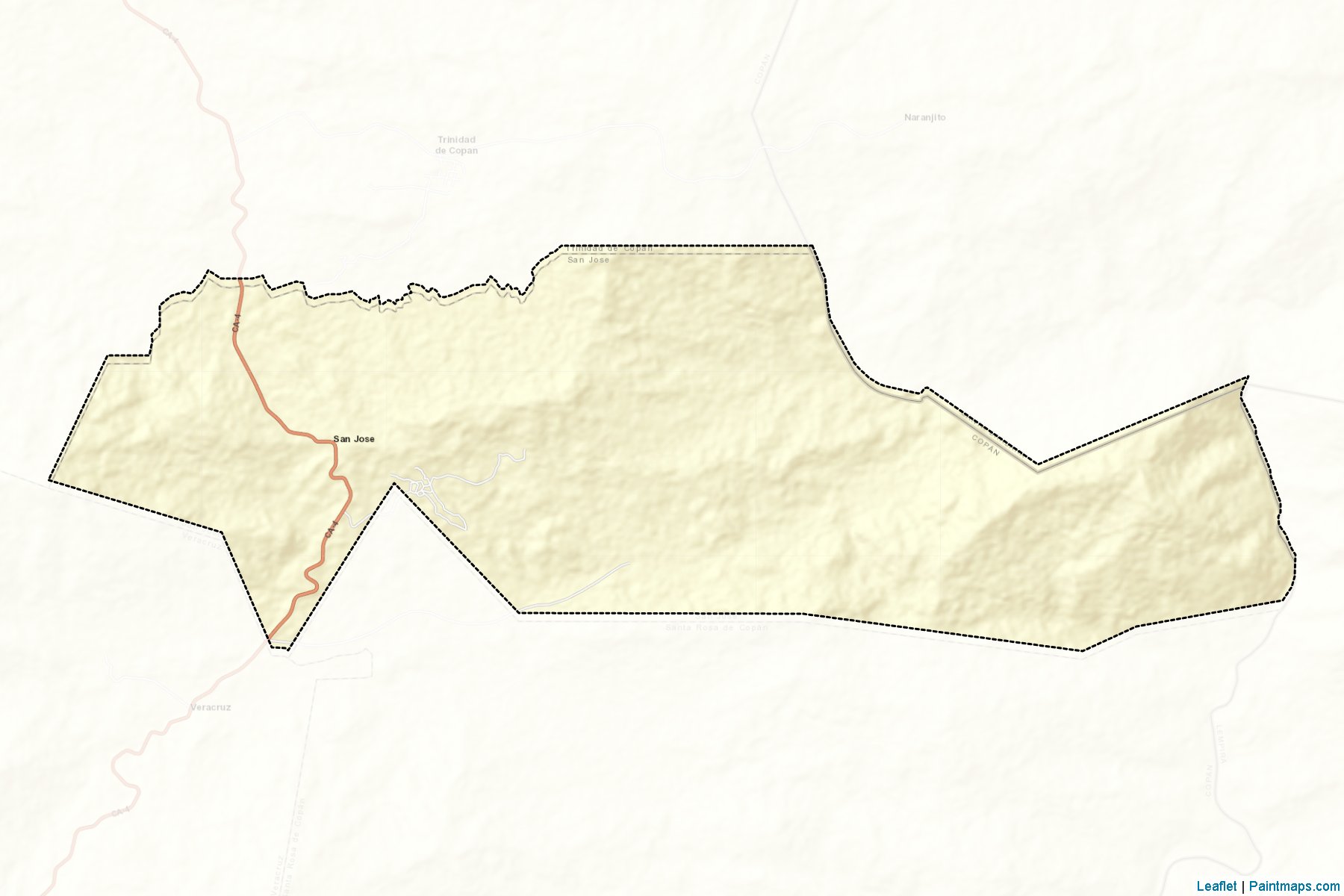 Muestras de recorte de mapas San Jose (Copán)-2