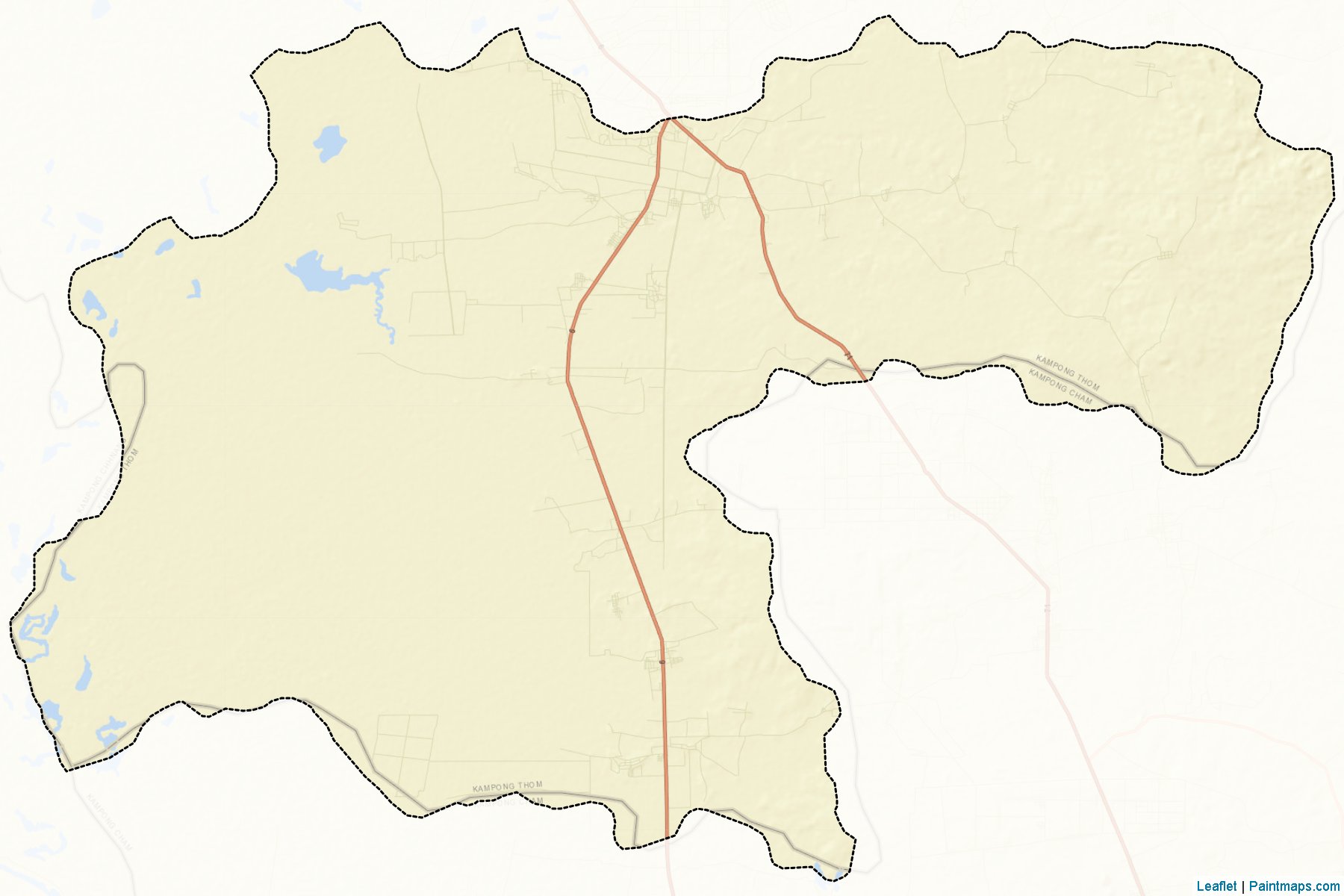 Muestras de recorte de mapas Baray (Kâmpóng Thum)-2