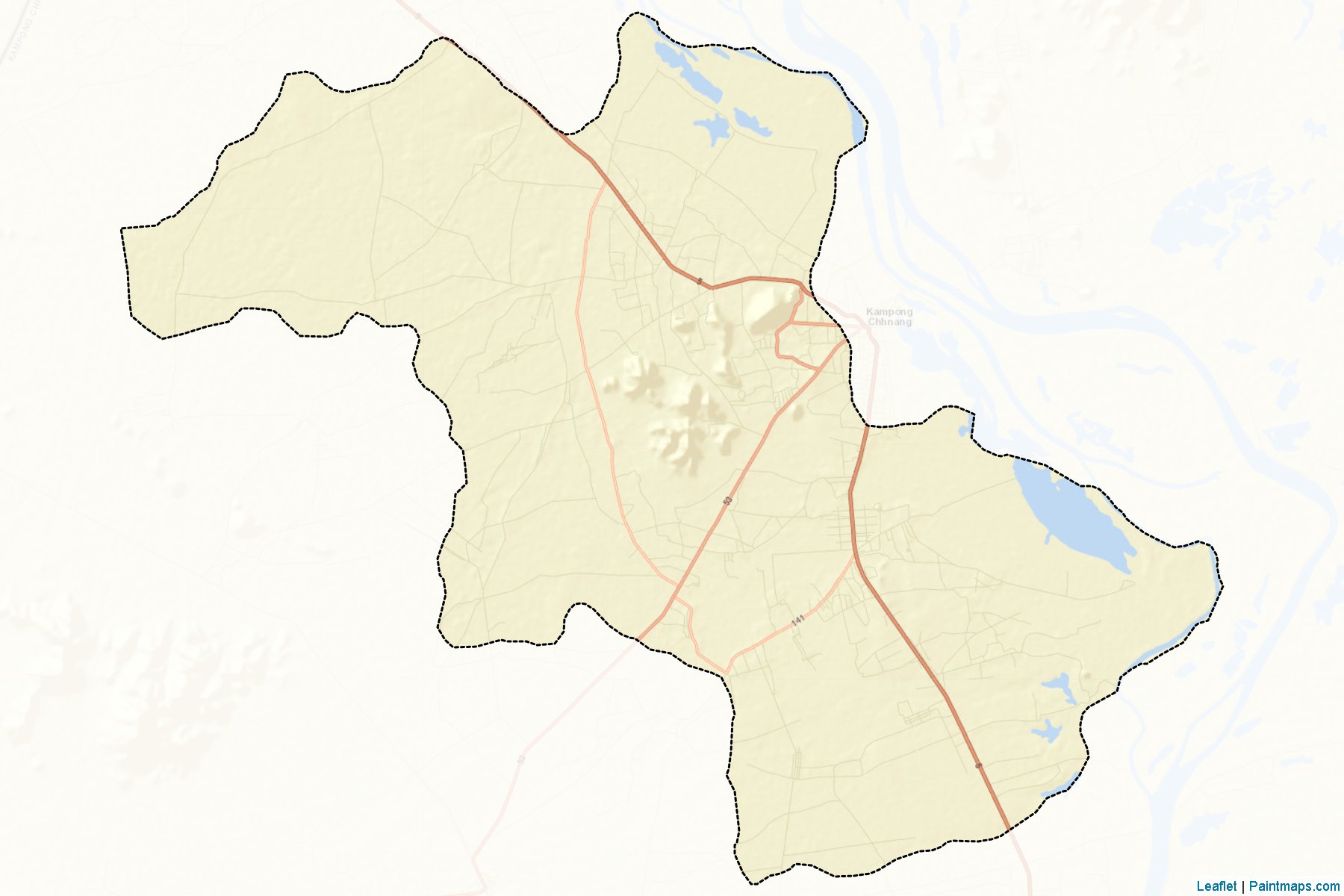 Muestras de recorte de mapas Rolea B'ier (Kâmpóng Chhnang)-2