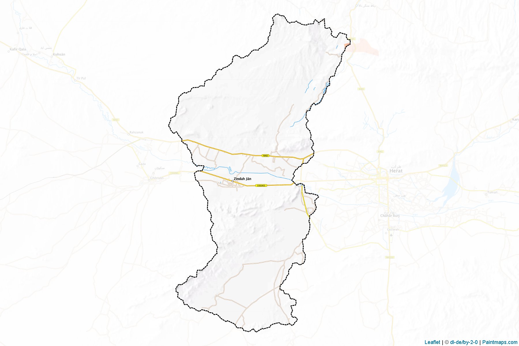 Muestras de recorte de mapas Zanda Jan (Herat)-1