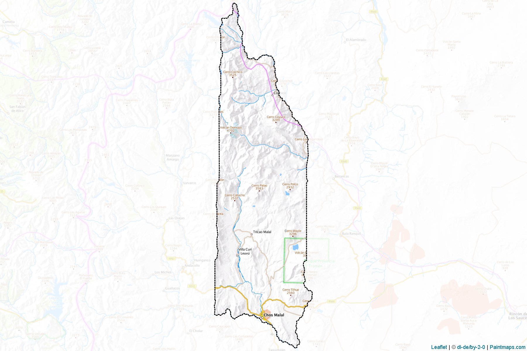 Chos Malal (Neuquen) Map Cropping Samples-1