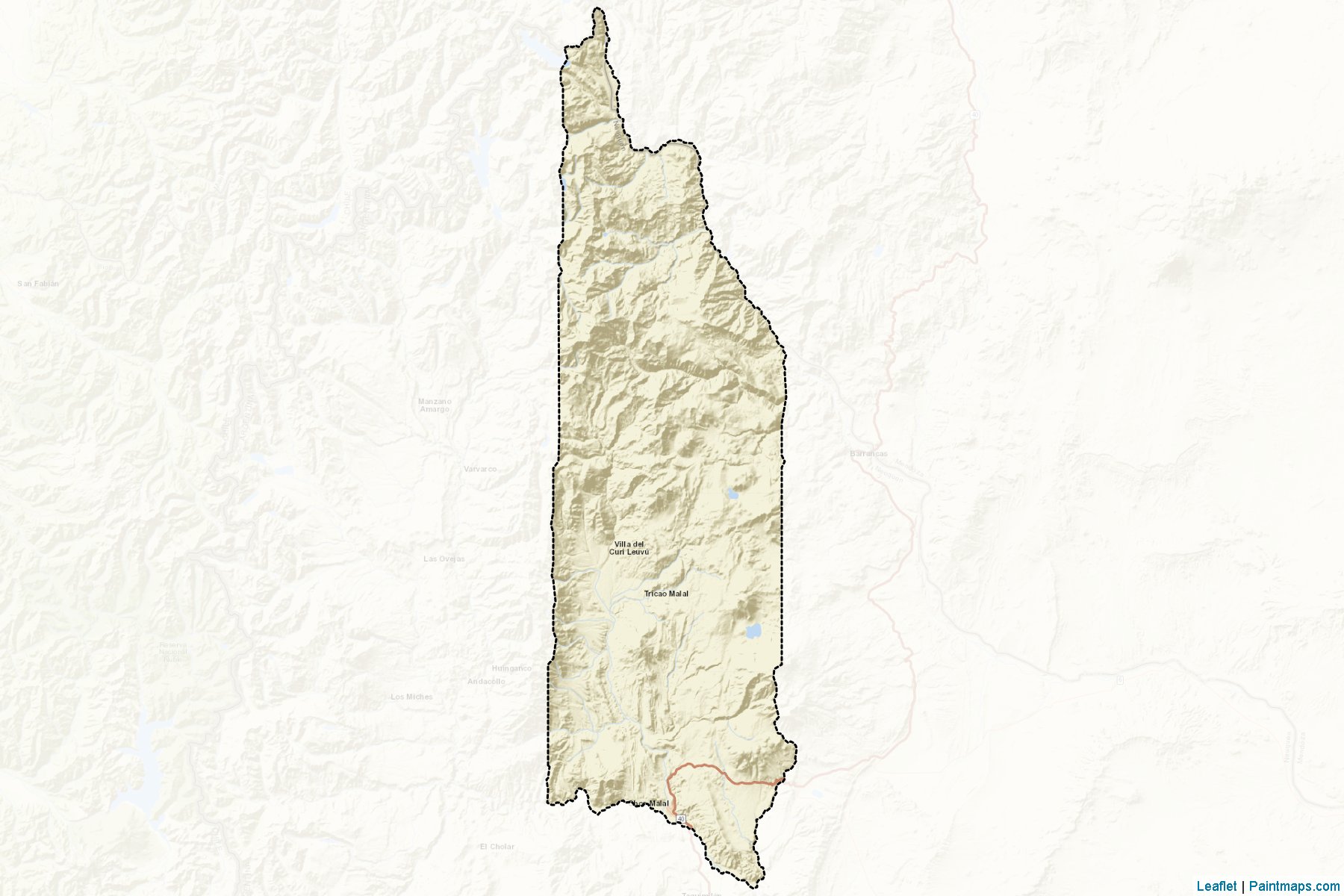 Chos Malal (Neuquen) Map Cropping Samples-2