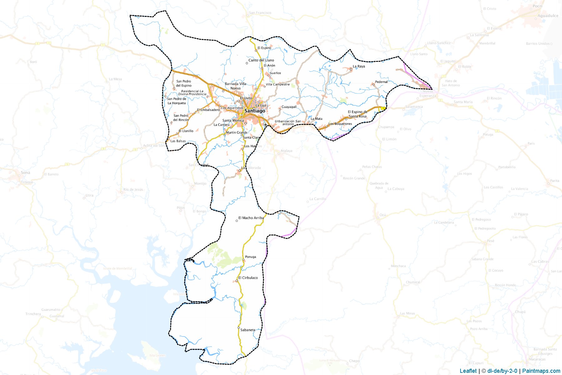 Santiago (Veraguas) Map Cropping Samples-1