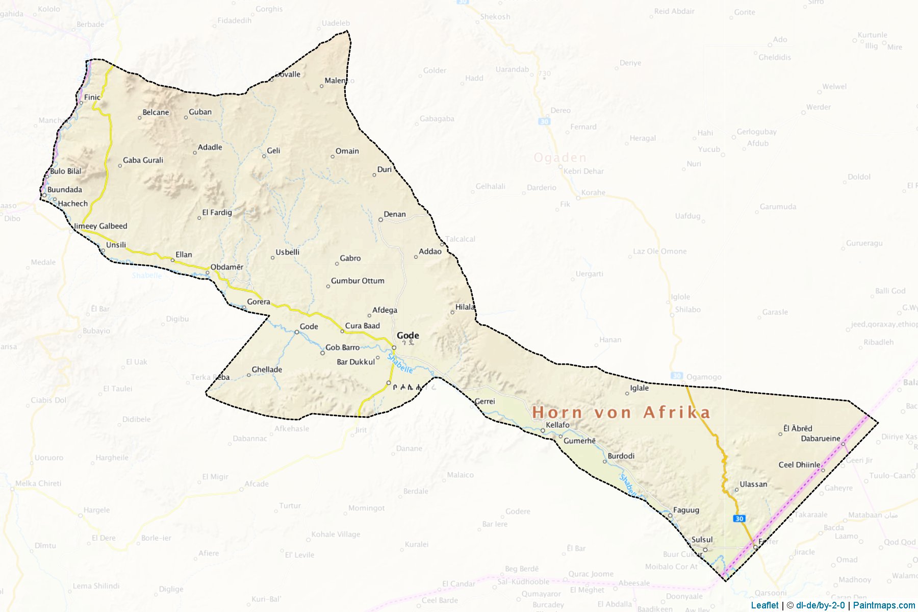 Muestras de recorte de mapas Gode (Somali)-1