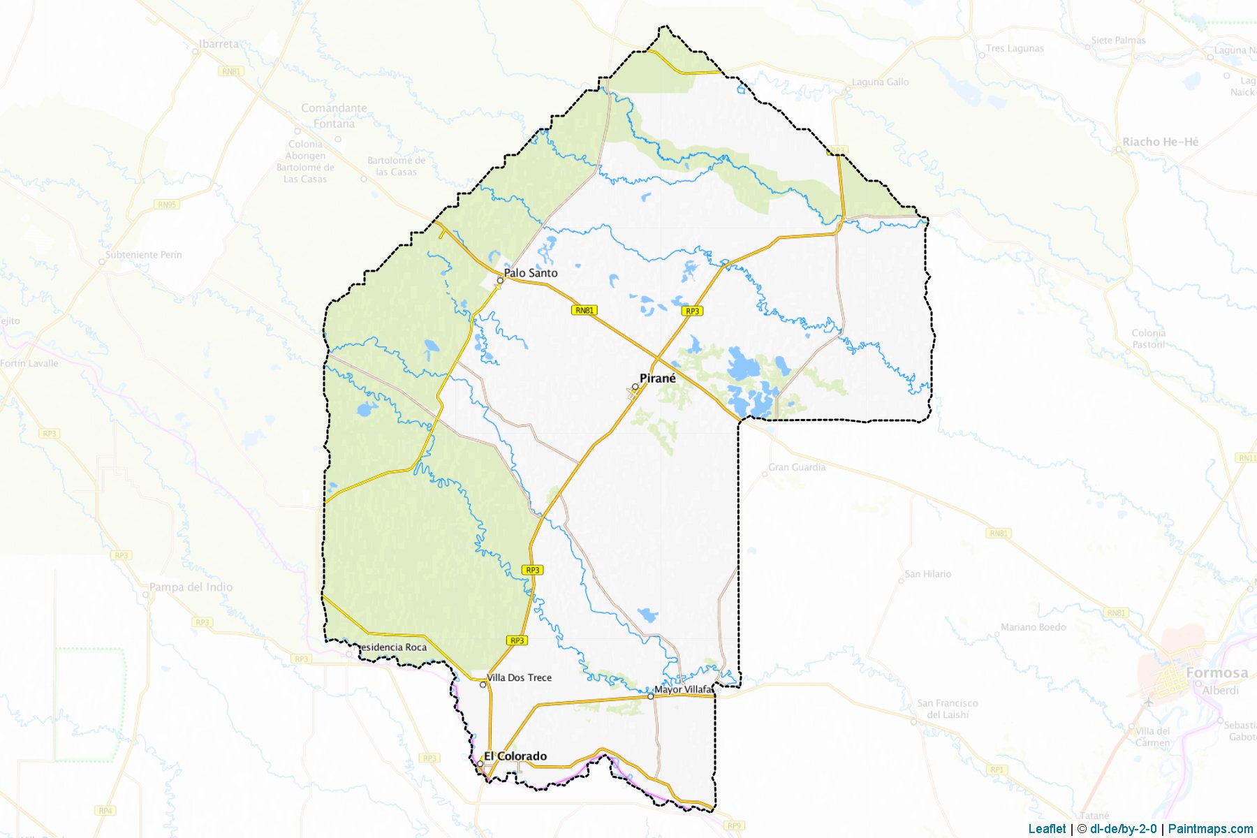 Muestras de recorte de mapas Pirane (Formosa)-1