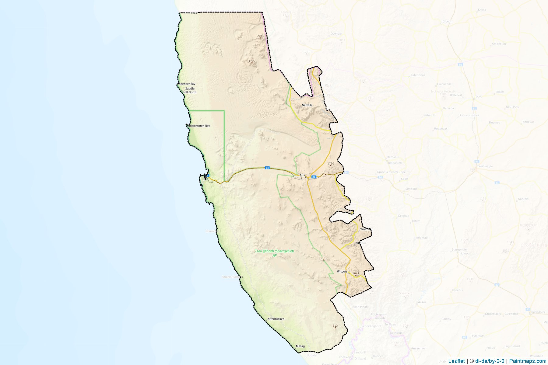 Muestras de recorte de mapas Luderitz (Karas)-1