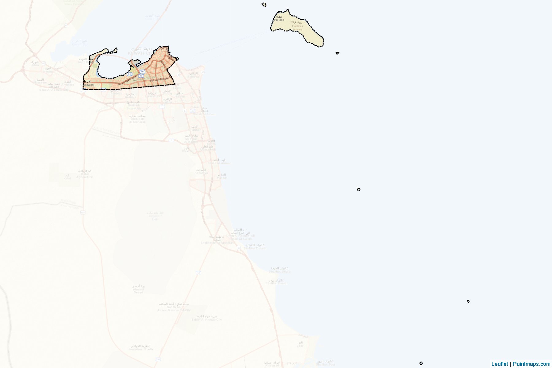 Al Asimah (Al Asimah) Map Cropping Samples-2