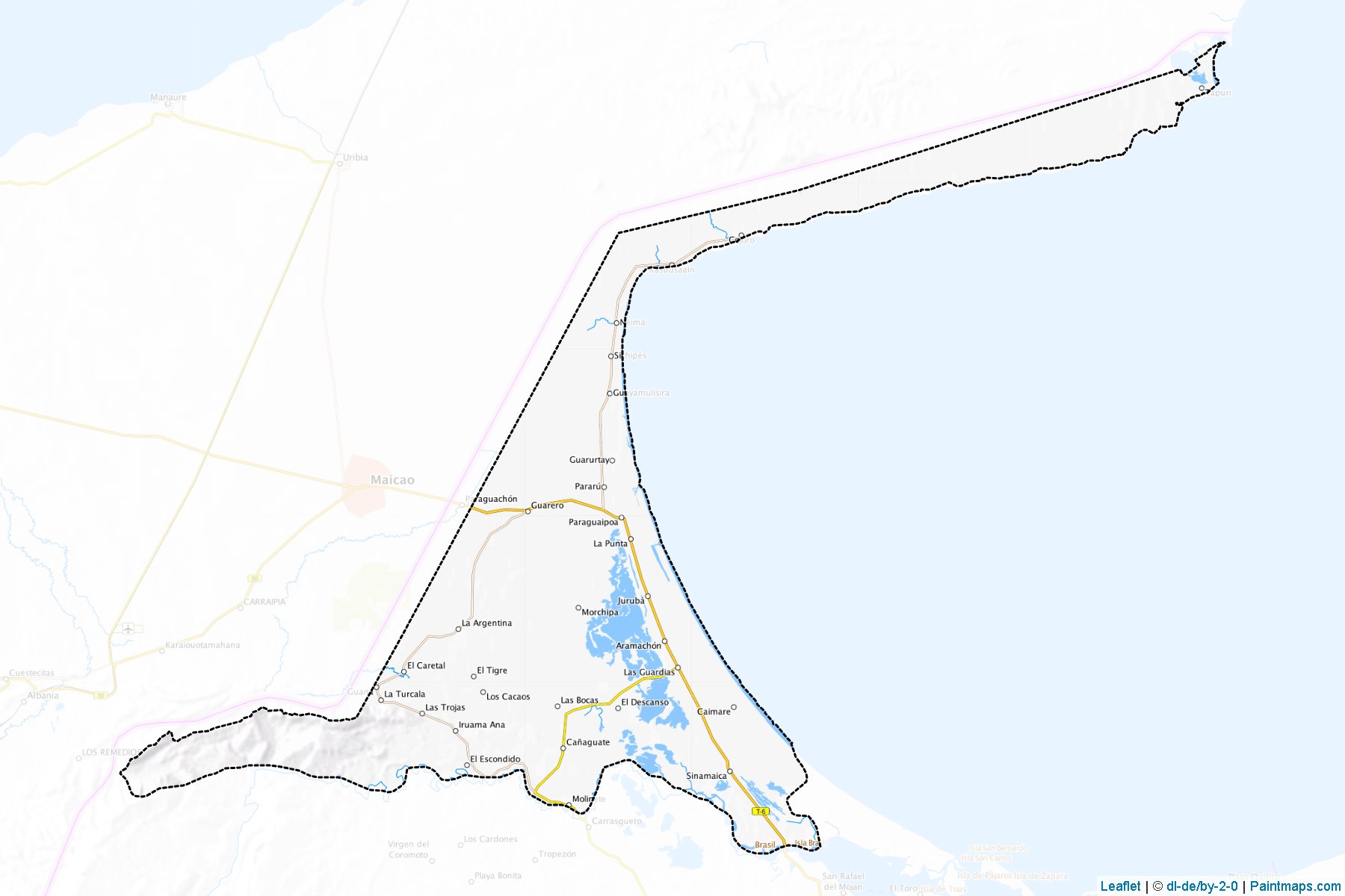 Guajira (Zulia) Map Cropping Samples-1