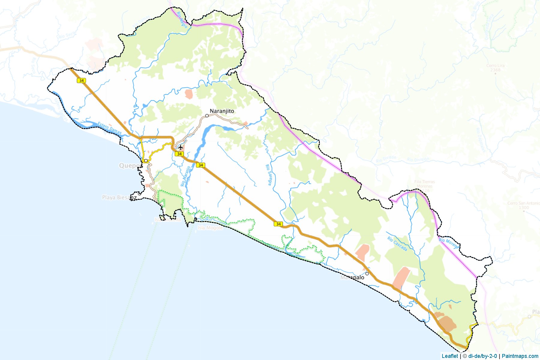 Aguirre (Puntaneras Province) Haritası Örnekleri-1