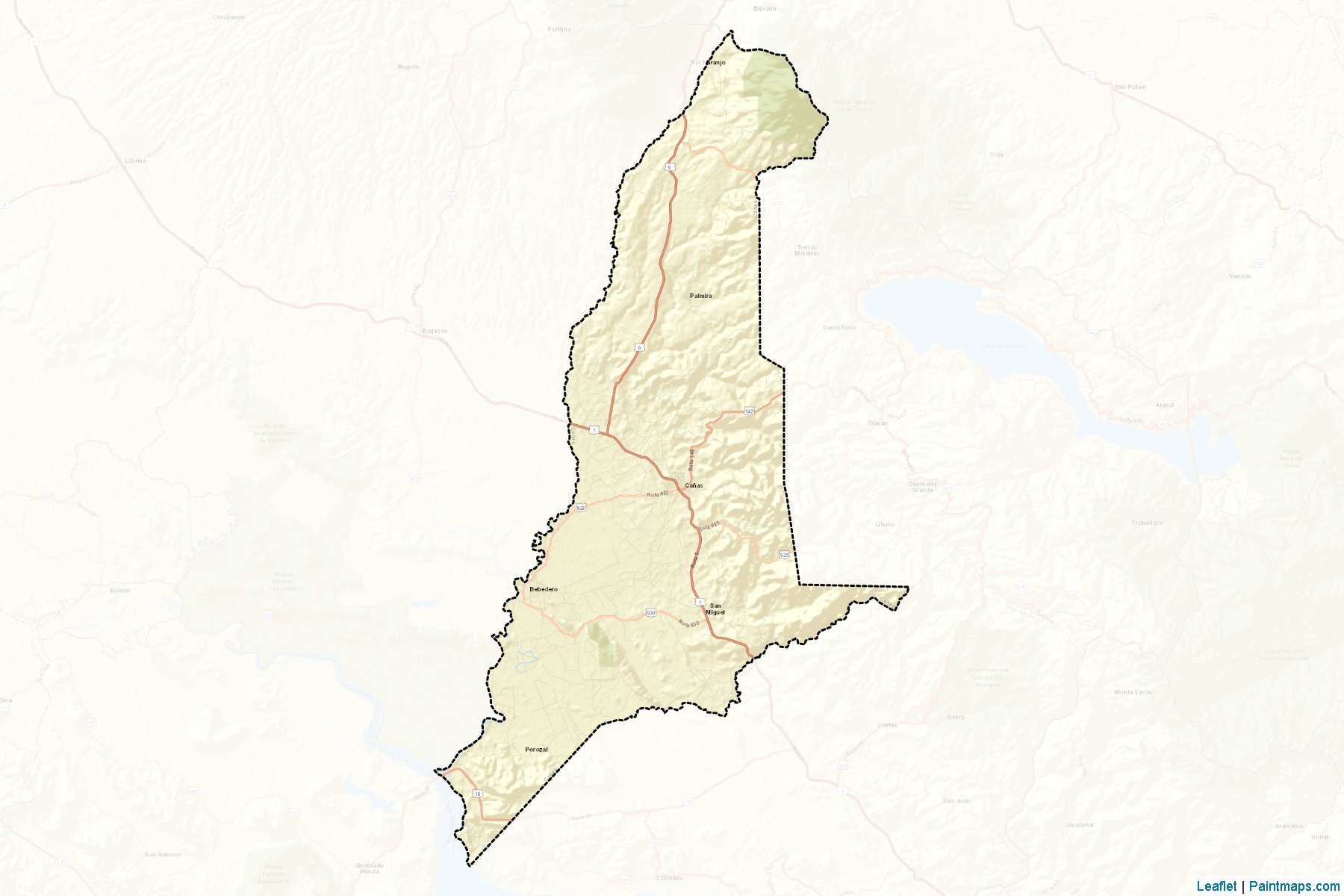 Muestras de recorte de mapas Canas (Guanacaste)-2