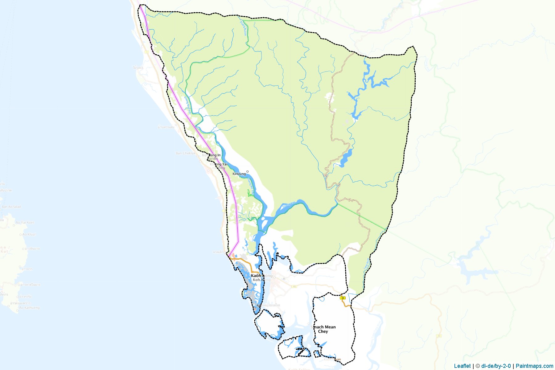 Muestras de recorte de mapas Mondol Seima (Kaôh Kong)-1