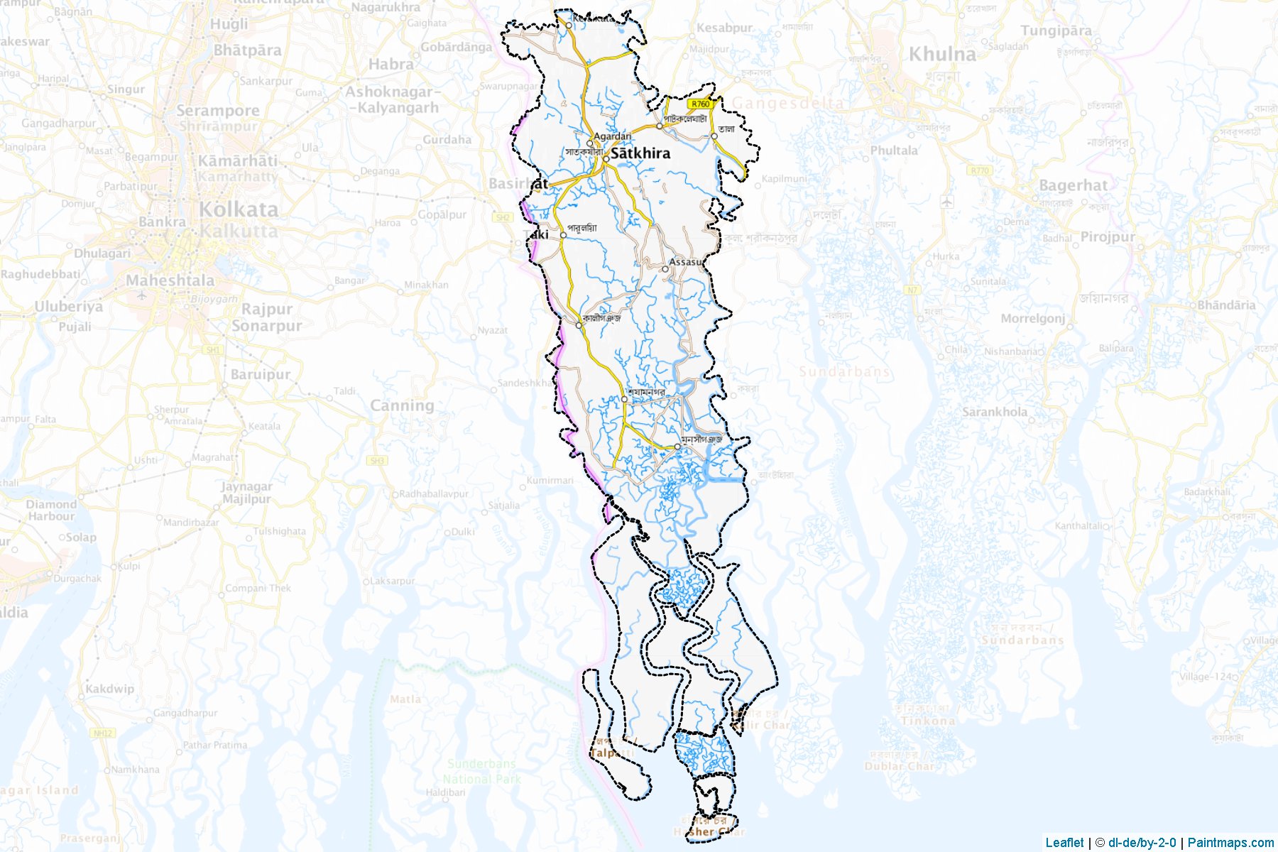 Satkhira (Khulna) Map Cropping Samples-1