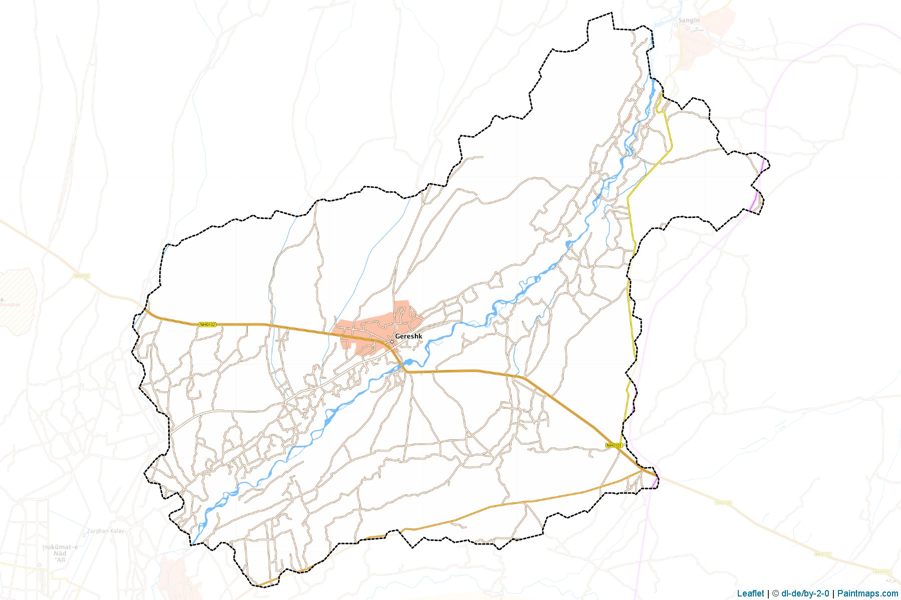 Muestras de recorte de mapas Nahri Sarraj (Helmand)-1