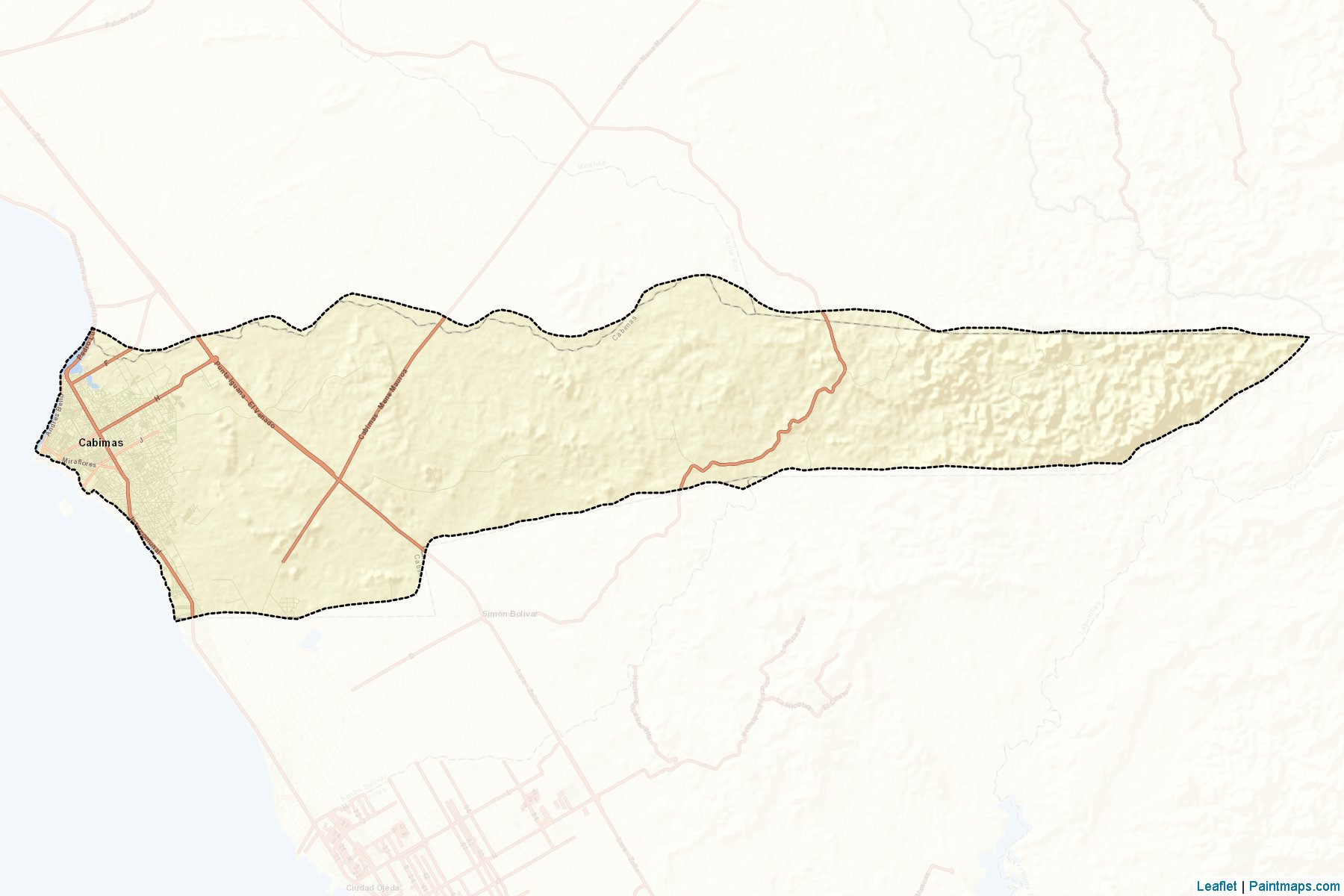 Muestras de recorte de mapas Cabimas (Zulia)-2