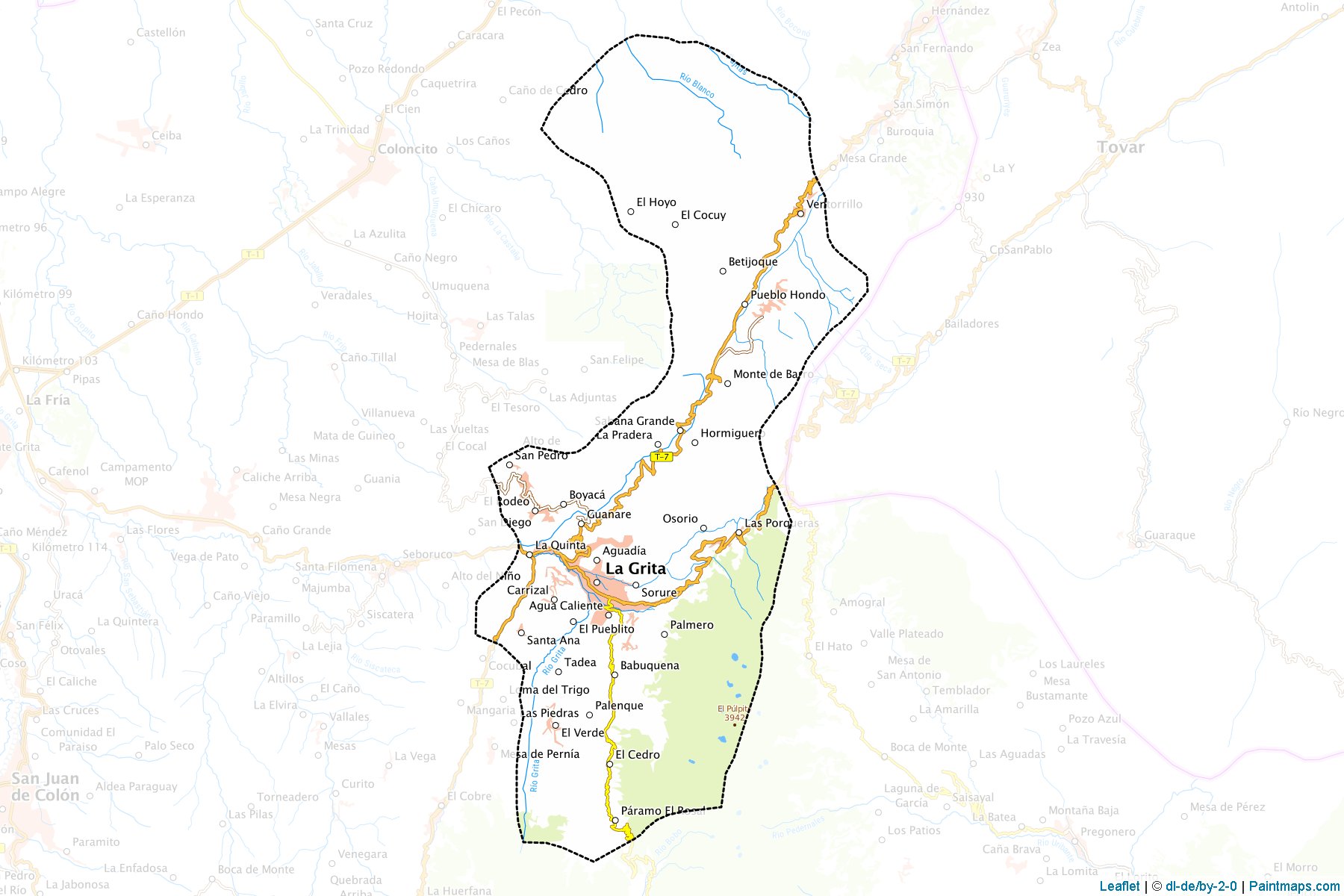 Muestras de recorte de mapas Jauregui (Táchira)-1