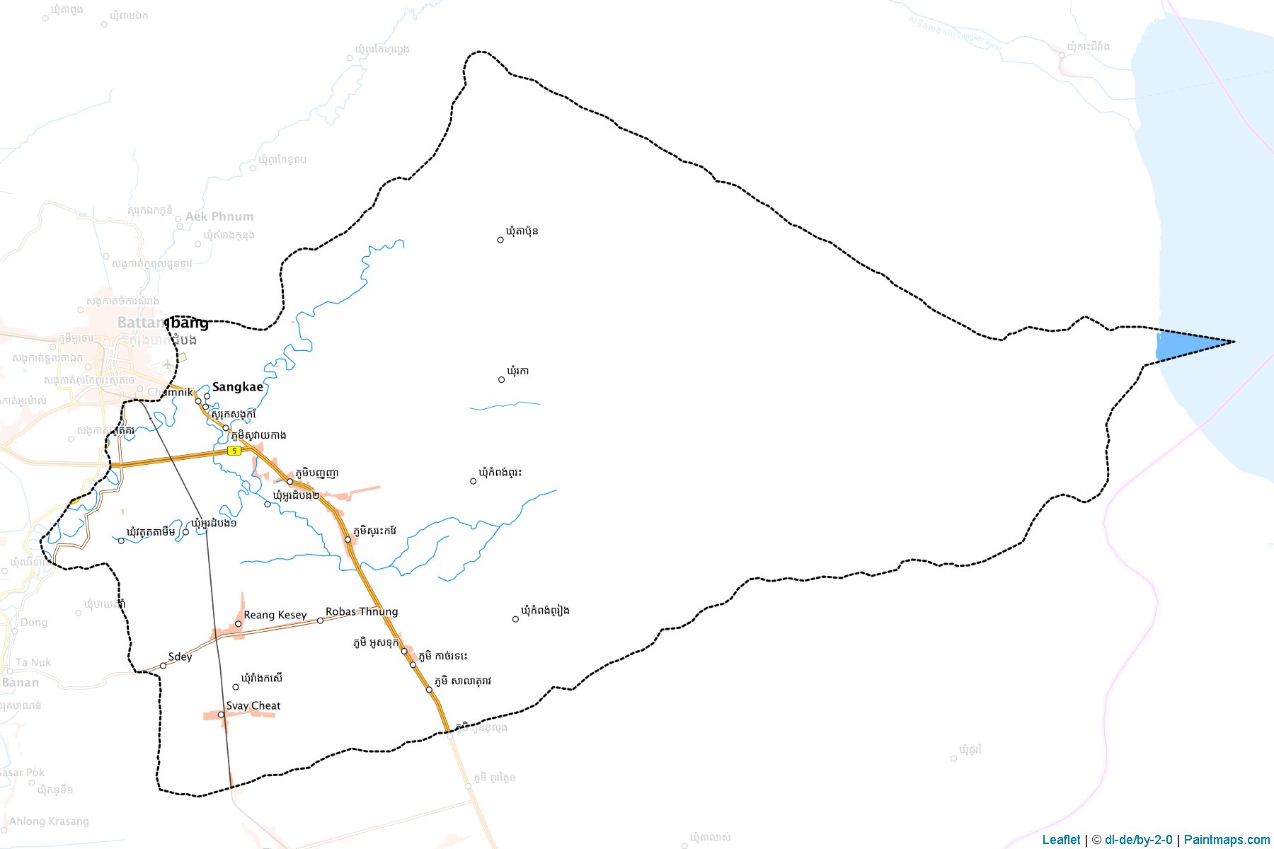 Sangkae (Batdambang) Map Cropping Samples-1