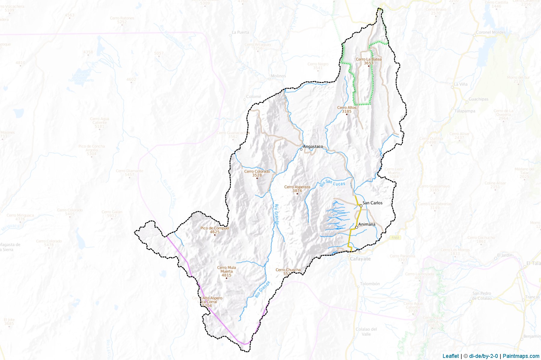 Muestras de recorte de mapas San Carlos (Salta)-1