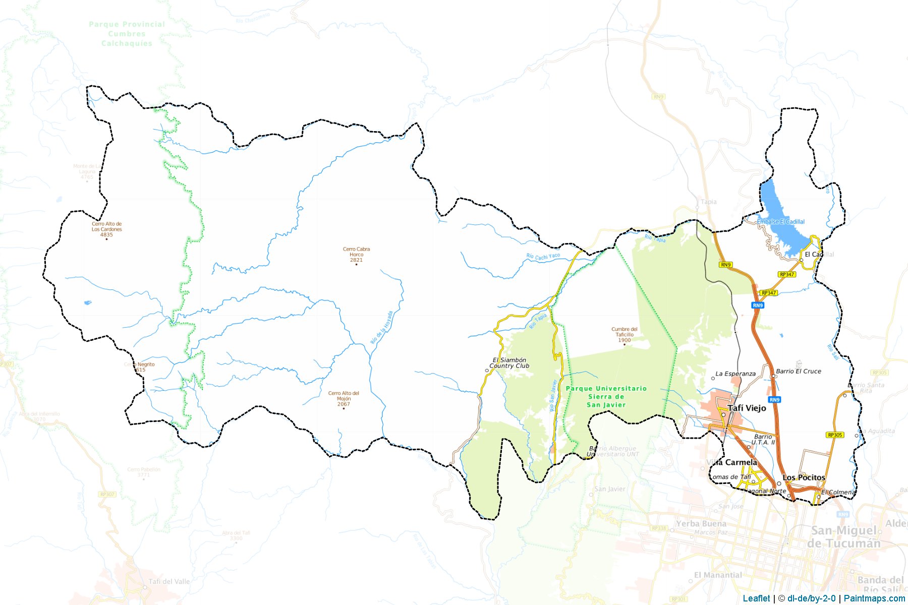 Tafí Viejo (Tucuman) Map Cropping Samples-1