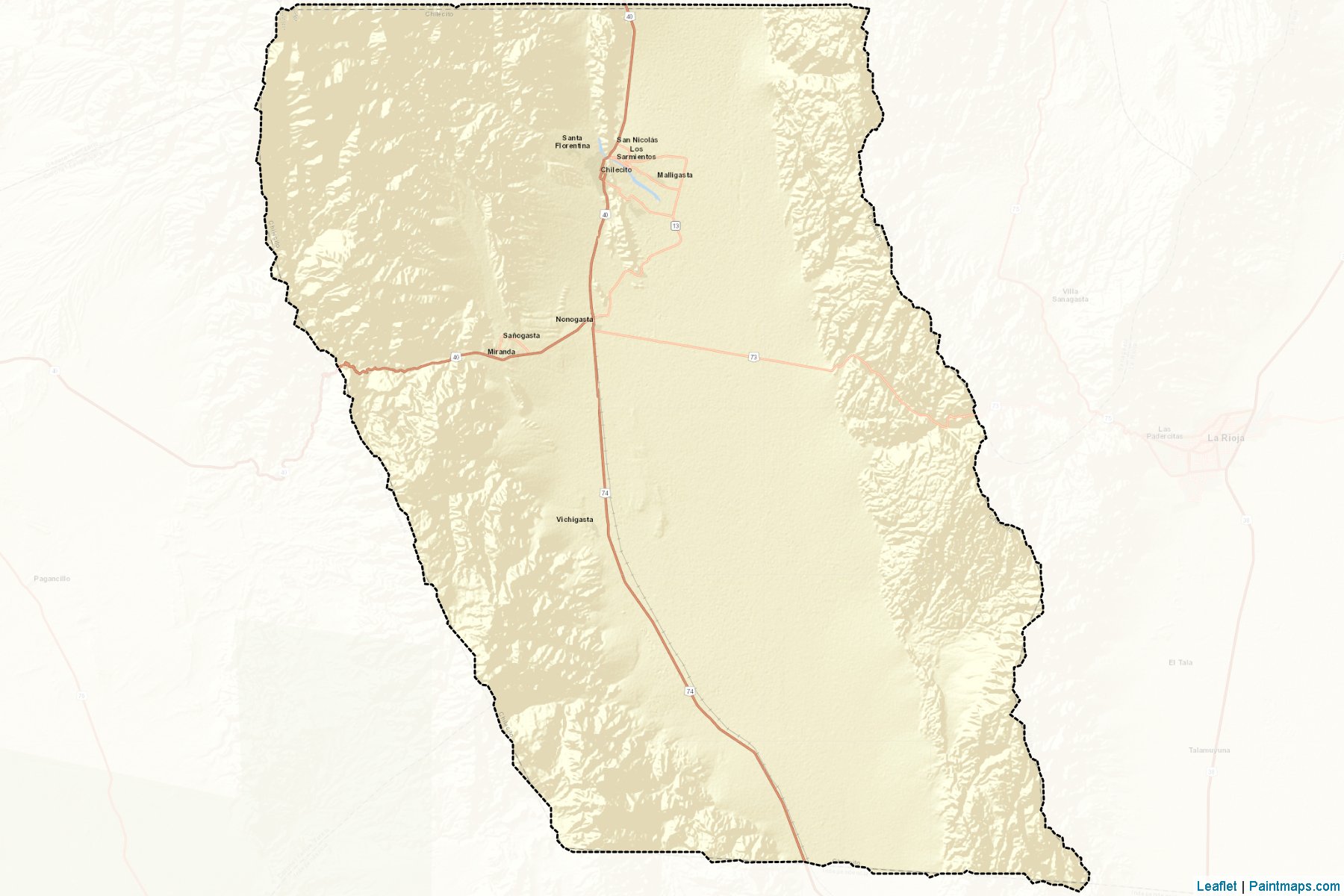 Muestras de recorte de mapas Chilecito (La Rioja)-2