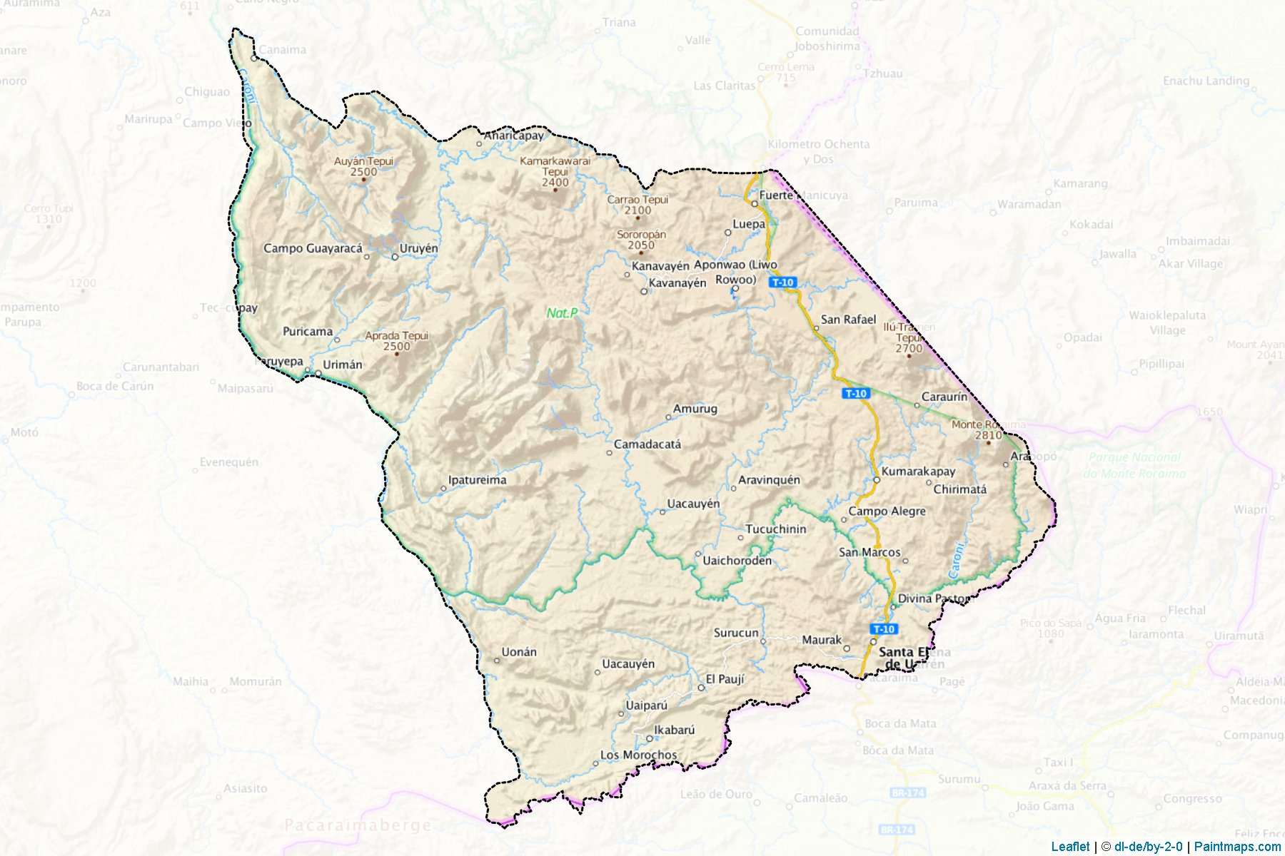 Gran Sabana (Bolivar) Map Cropping Samples-1