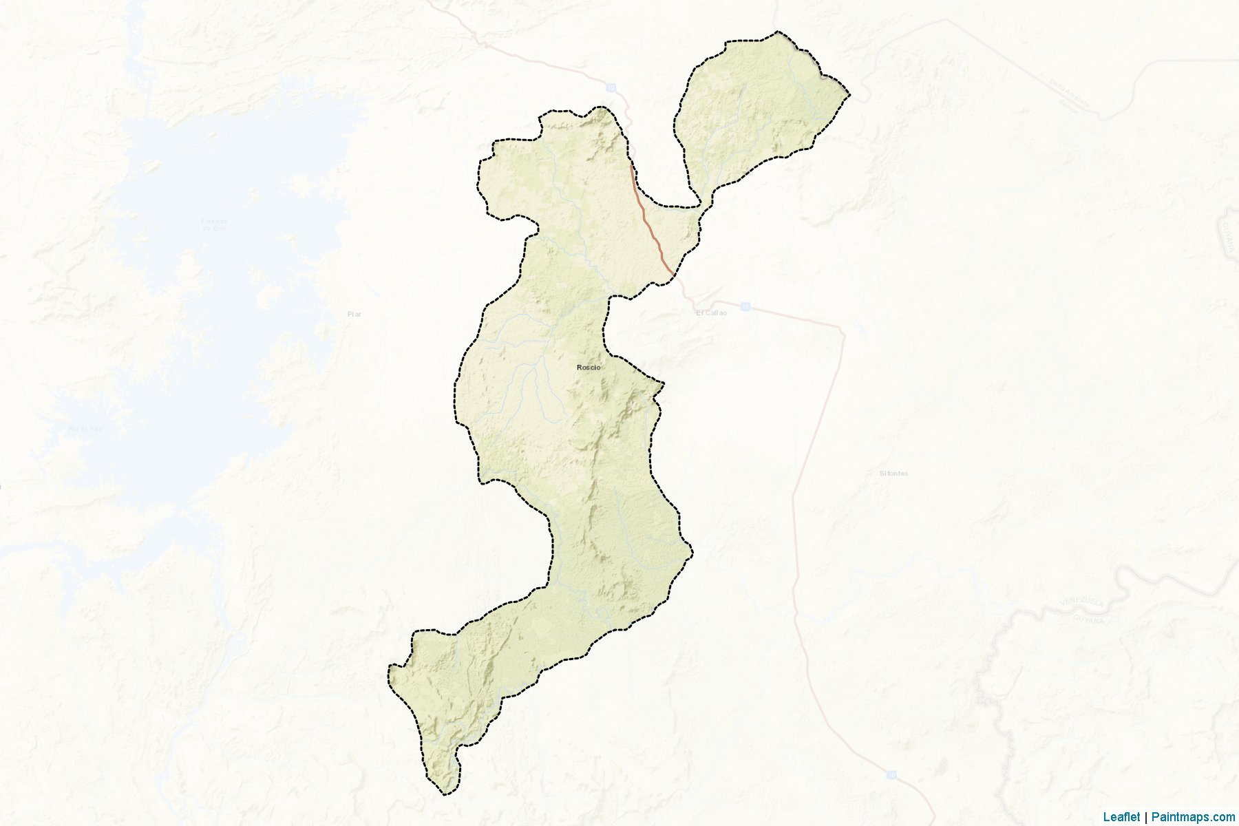 Muestras de recorte de mapas Roscio (Bolívar)-2