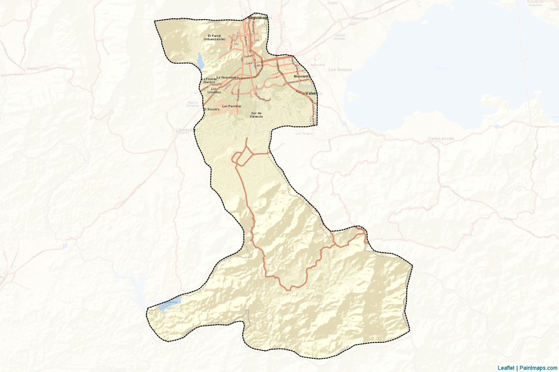 Valencia (Carabobo) Map Cropping Samples-2