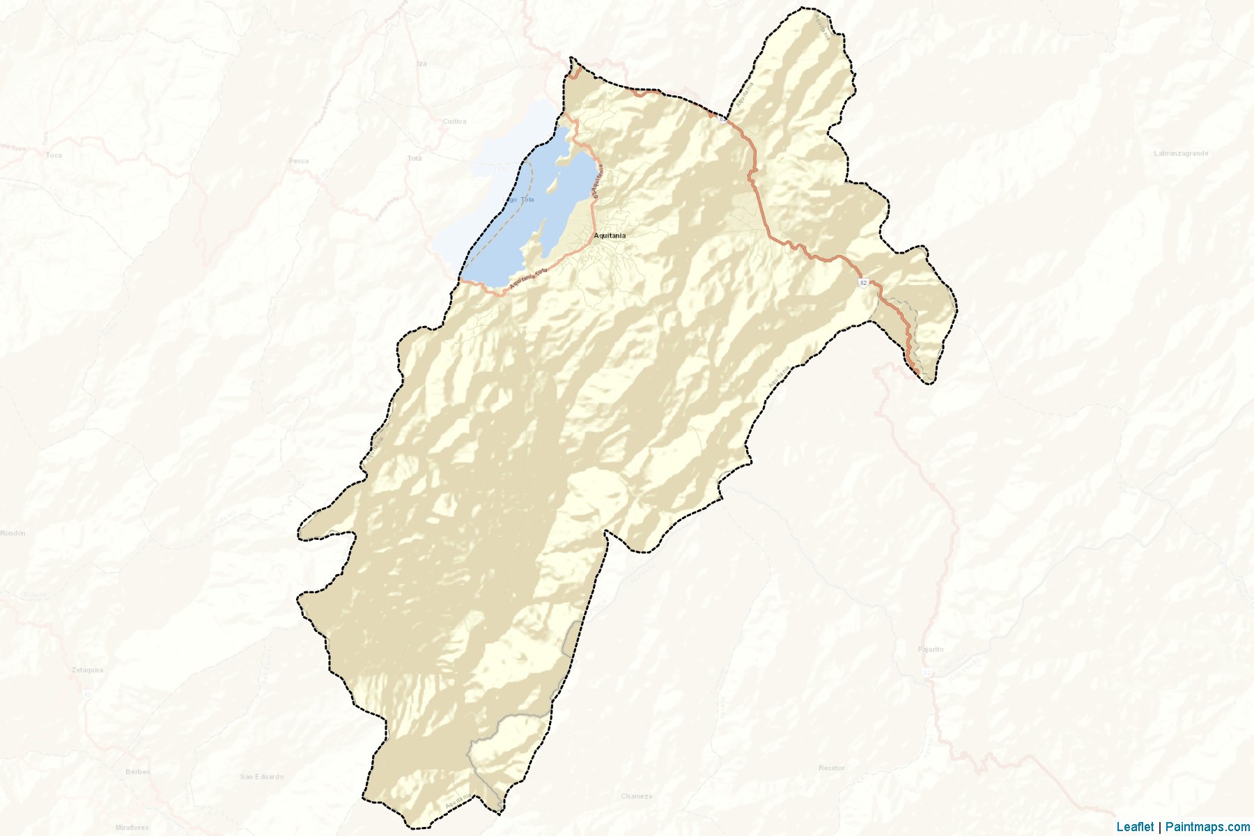 Muestras de recorte de mapas Aquitania (Boyacá)-2