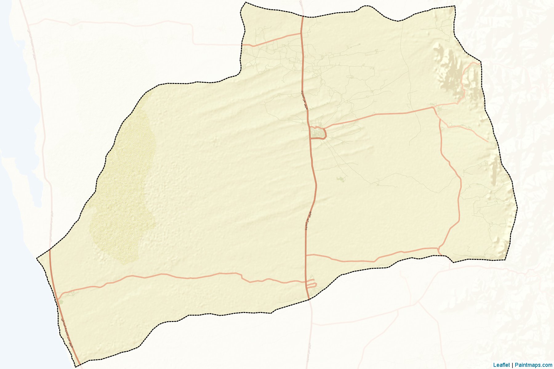 Muestras de recorte de mapas Bayt Al Faqiah (Al Hudaydah)-2