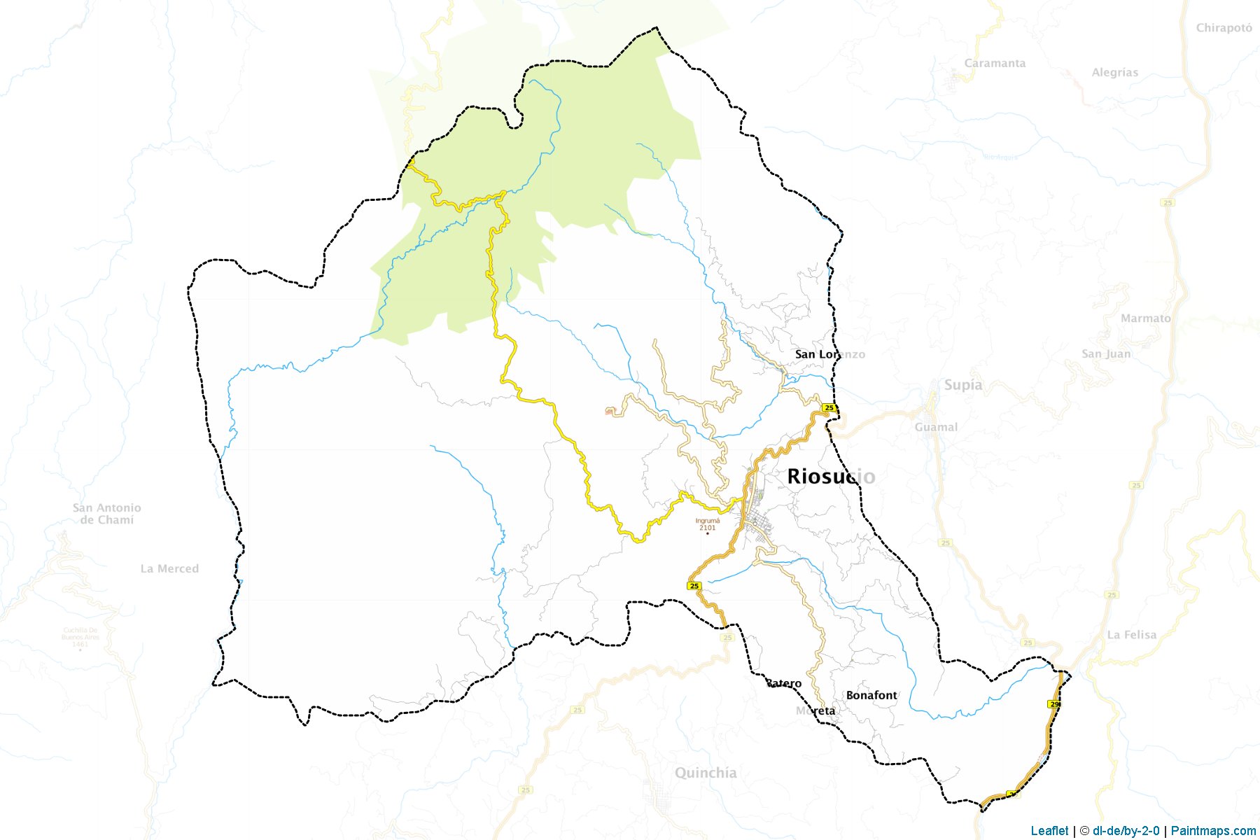 Riosucio (Caldas) Map Cropping Samples-1