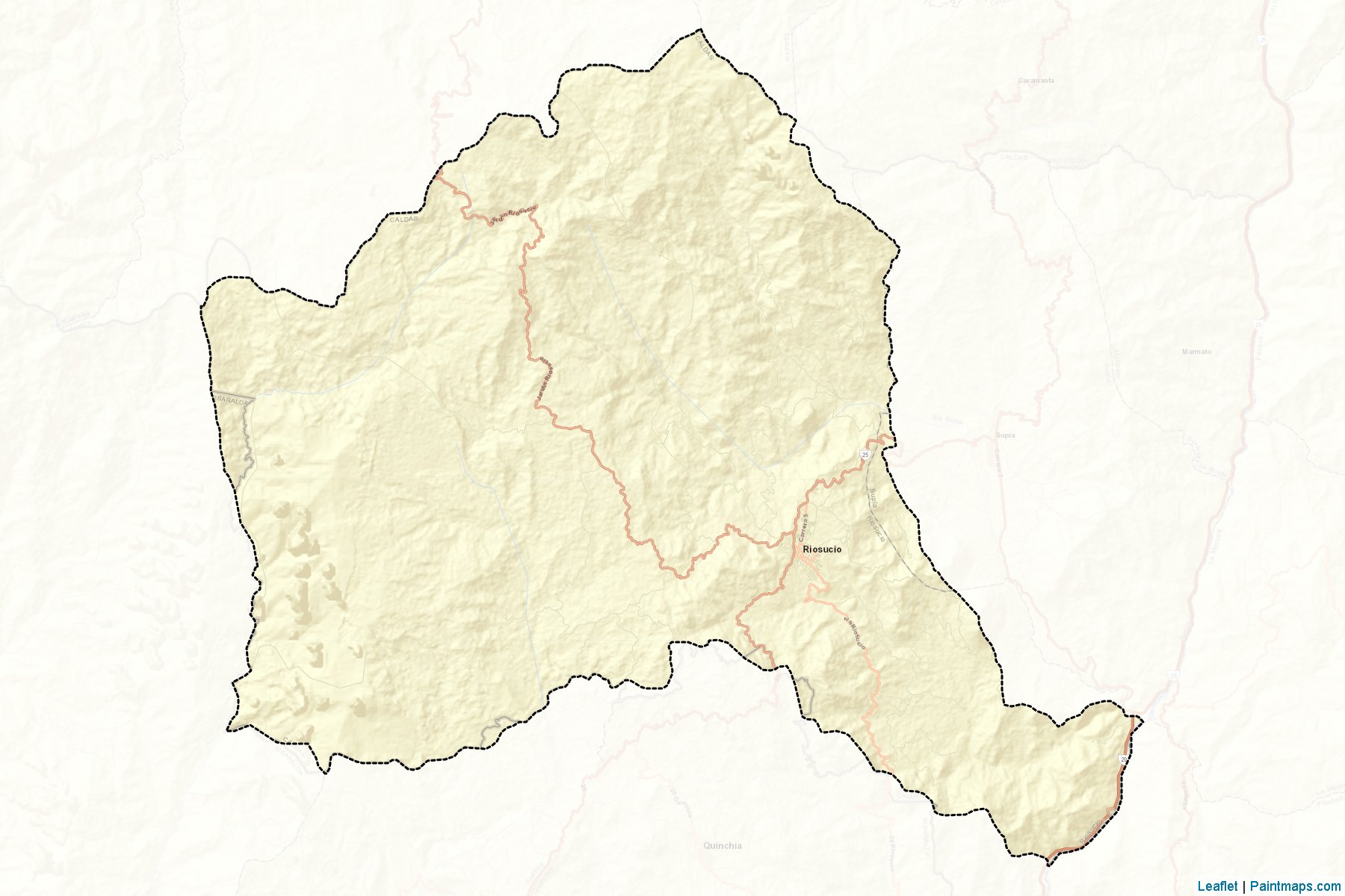 Muestras de recorte de mapas Riosucio (Caldas)-2