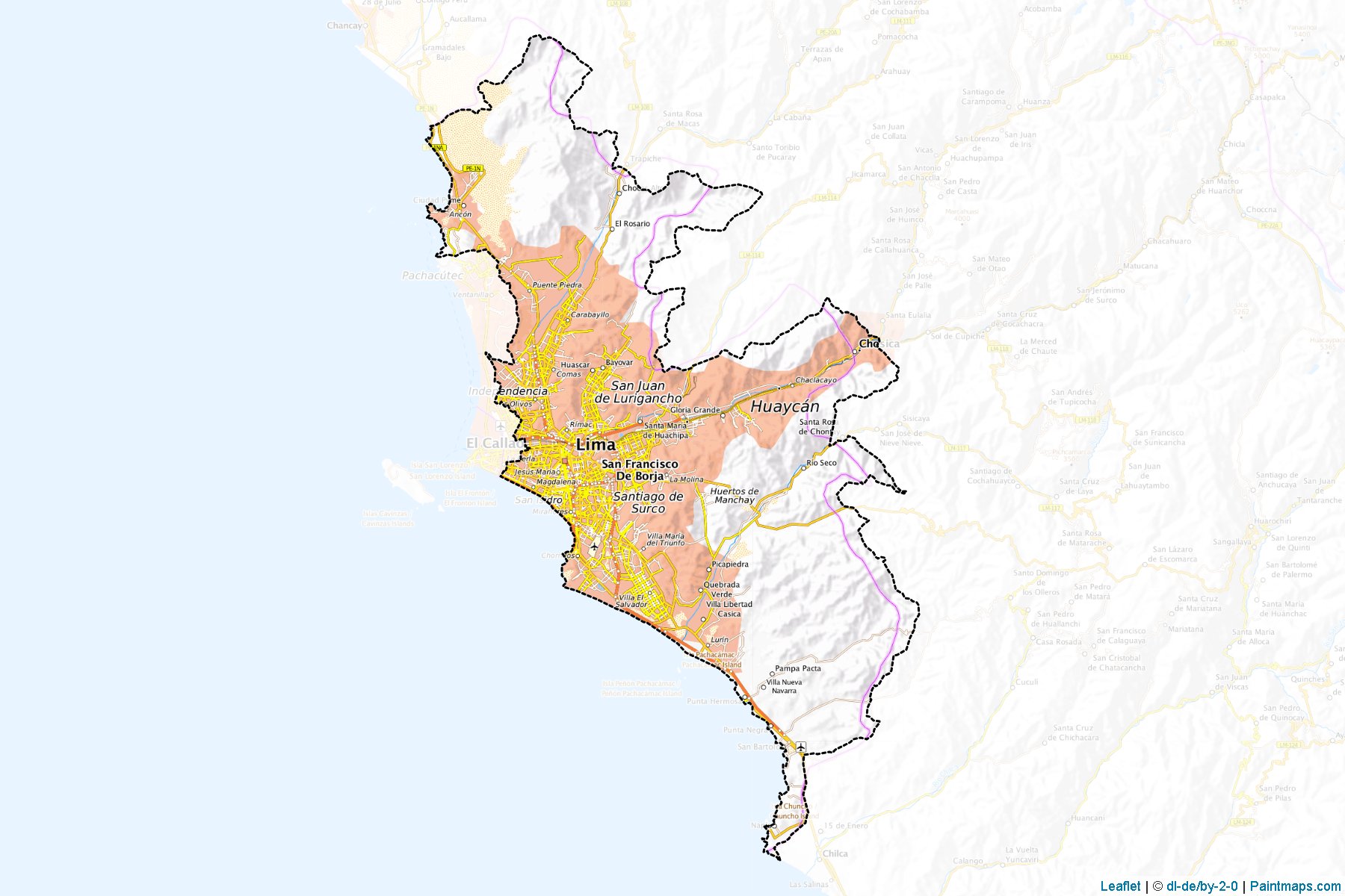 Muestras de recorte de mapas Lima (Lima)-1