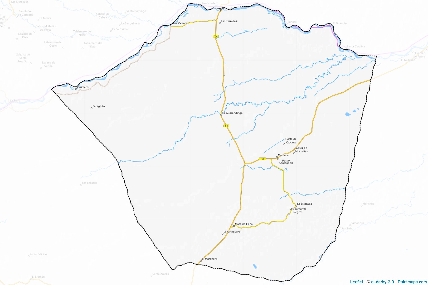 Muestras de recorte de mapas Muñoz (Apure)-1