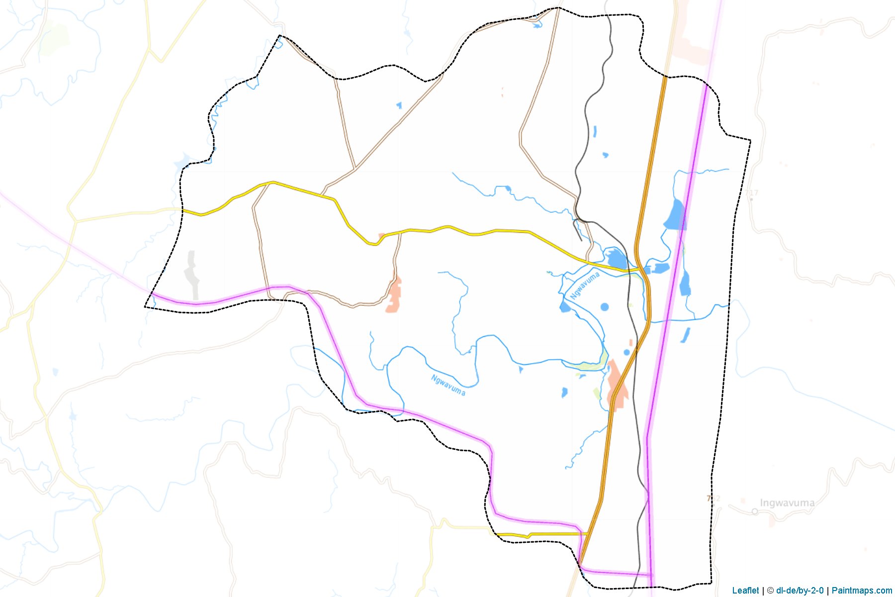 Lubuli (Lubombo District) Haritası Örnekleri-1