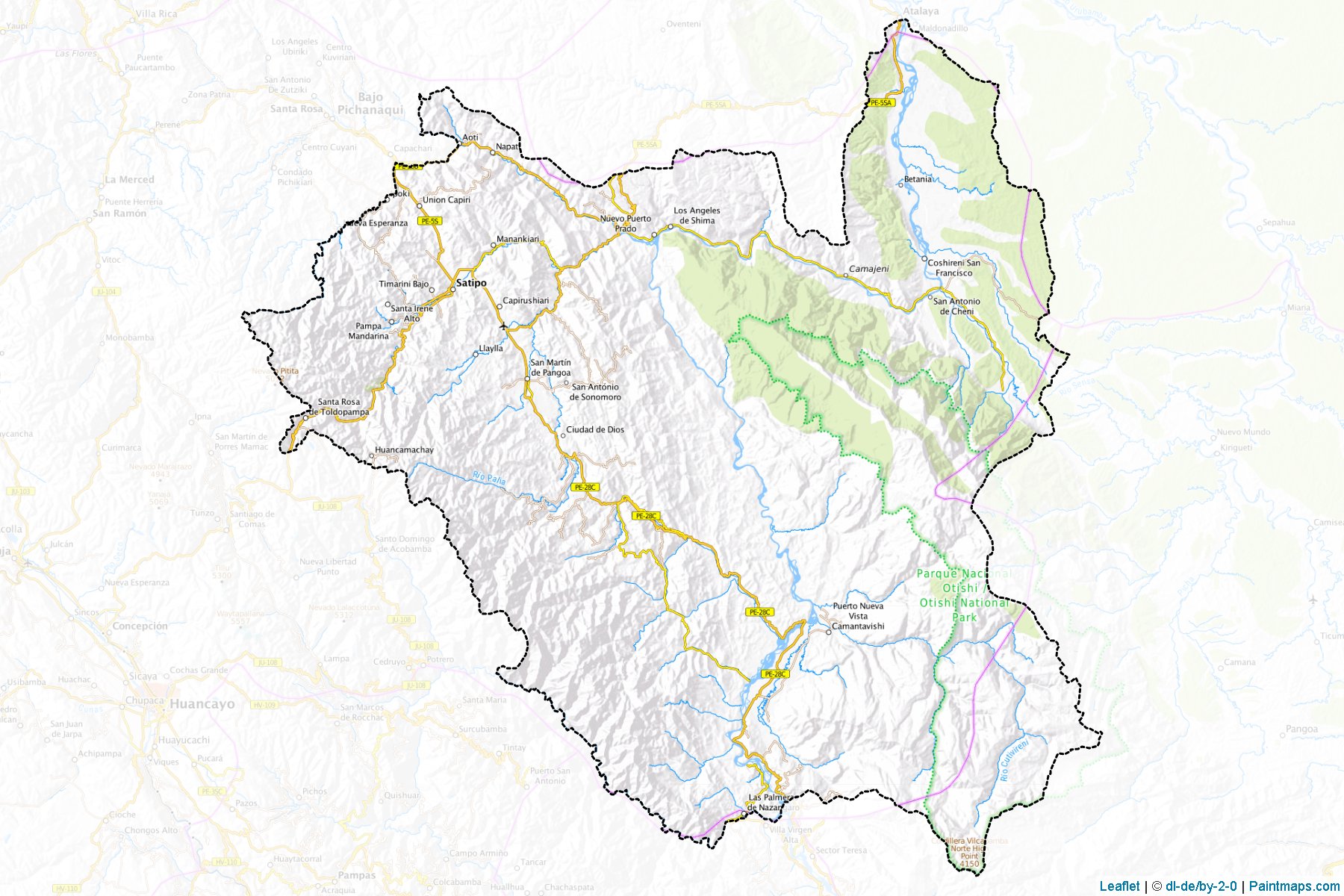 Satipo (Junin) Map Cropping Samples-1