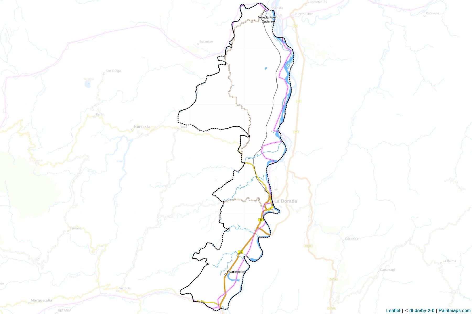 La Dorada (Caldas) Map Cropping Samples-1