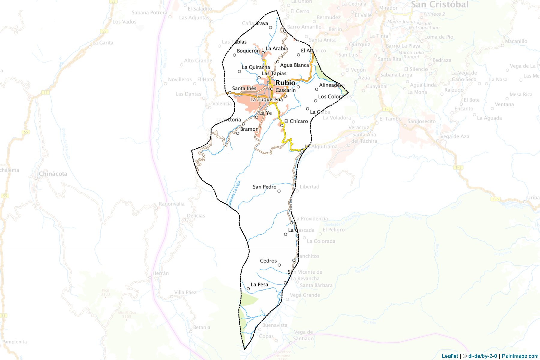 Muestras de recorte de mapas Junin (Táchira)-1