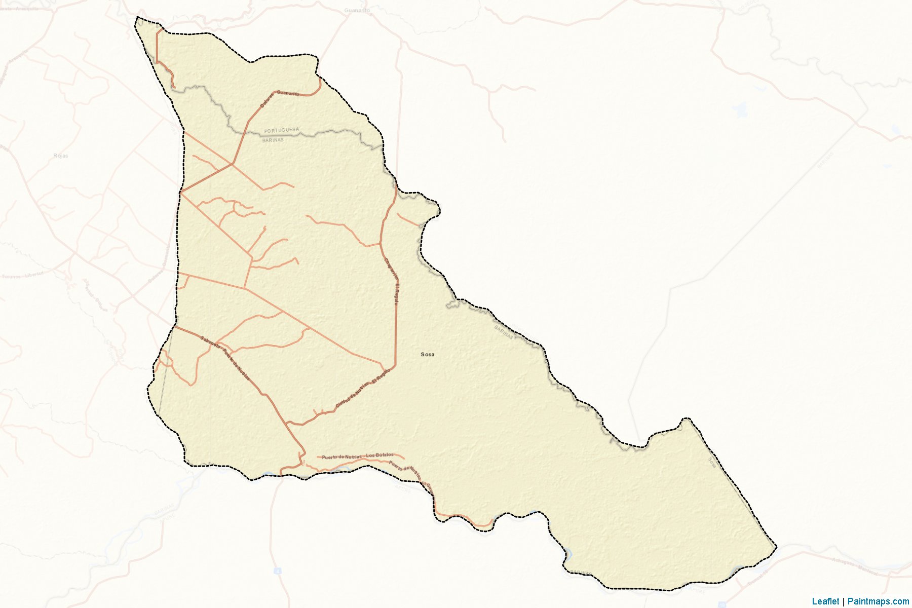 Muestras de recorte de mapas Sosa (Barinas)-2