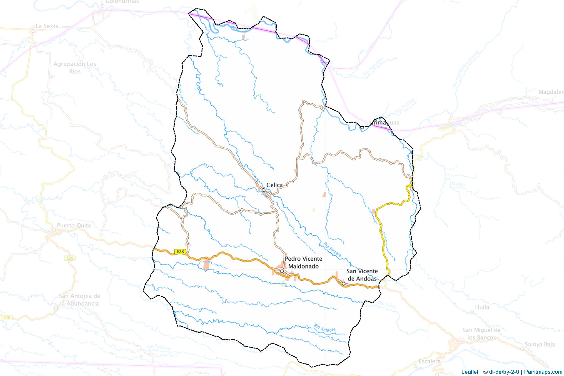 Pedro Vicente Maldonado (Pichincha) Map Cropping Samples-1