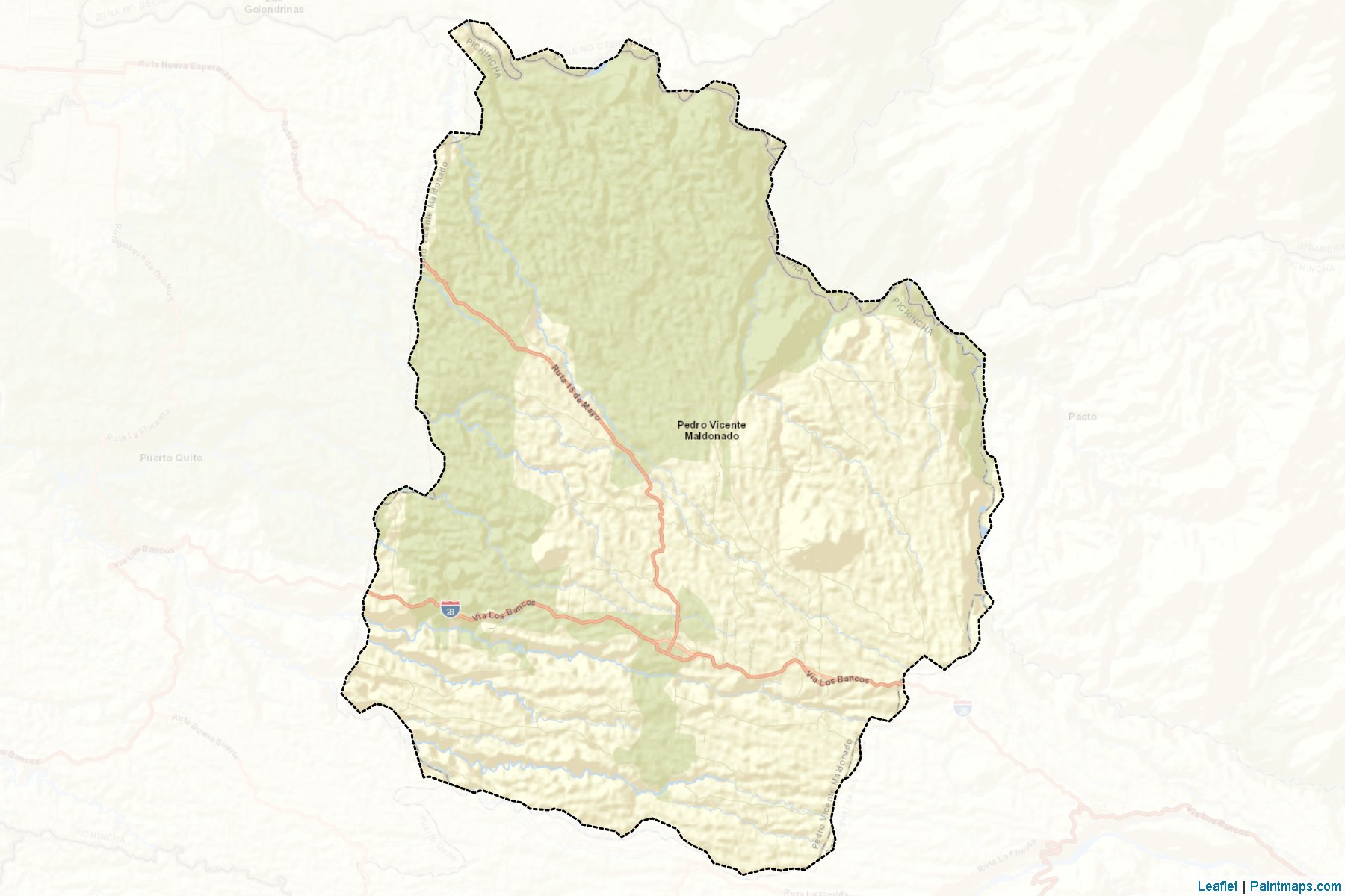 Pedro Vicente Maldonado (Pichincha) Map Cropping Samples-2