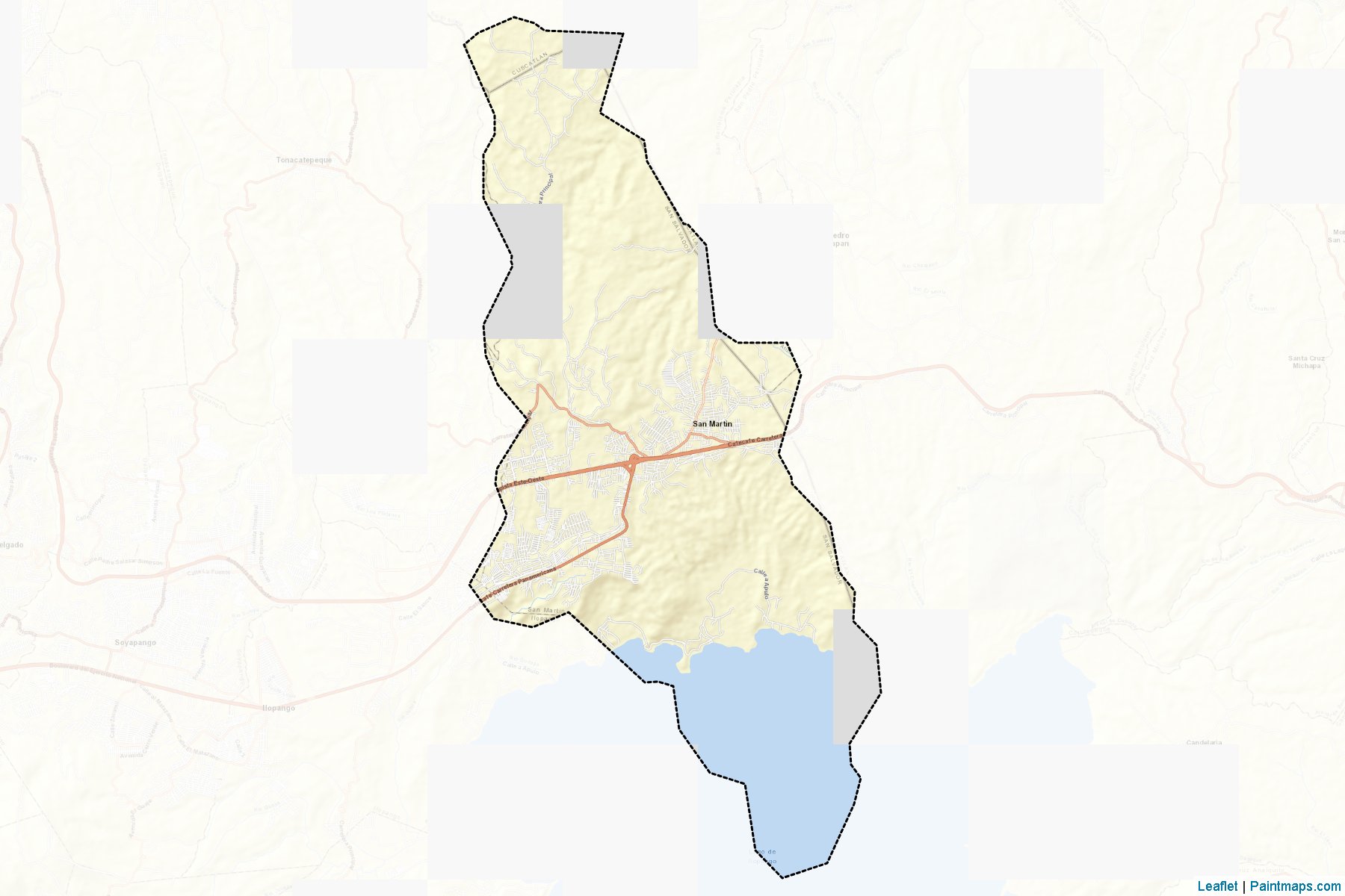 San Martin (San Salvador) Map Cropping Samples-2