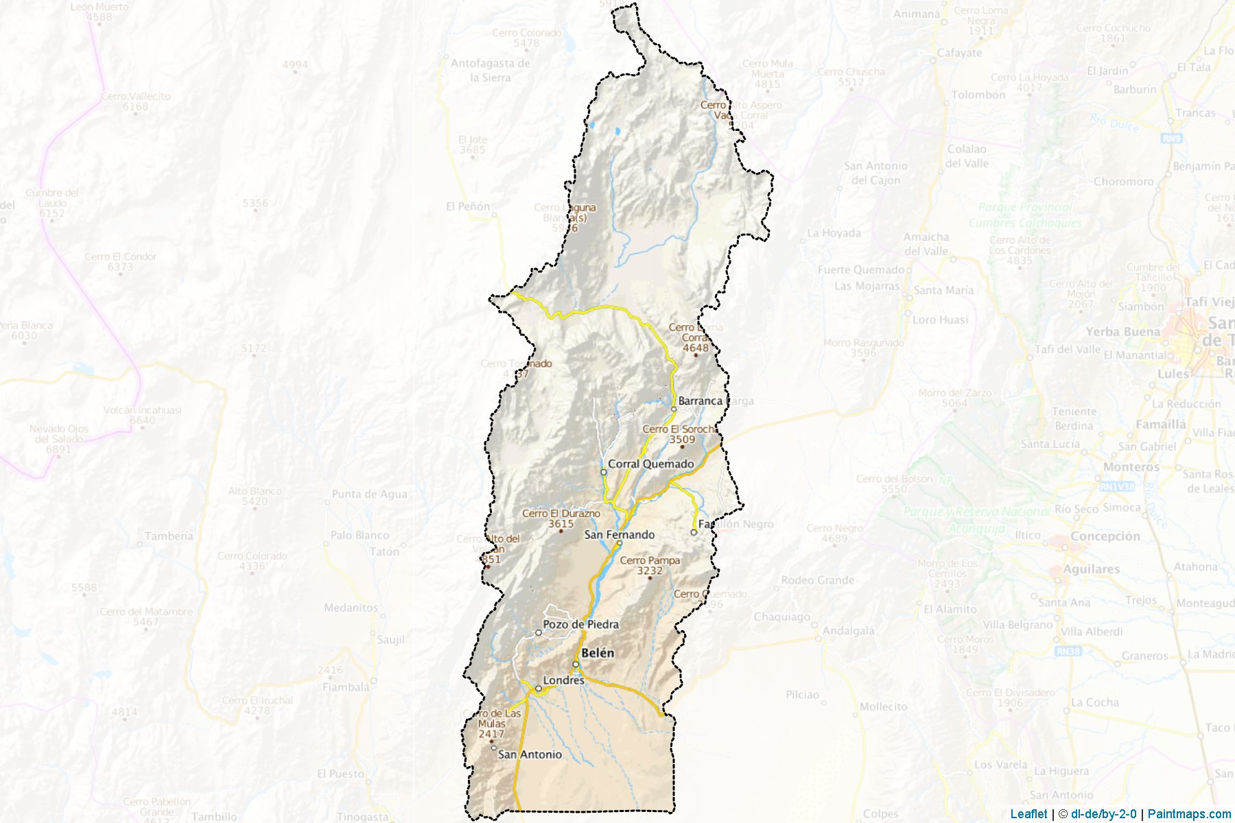 Muestras de recorte de mapas Belen (Catamarca)-1