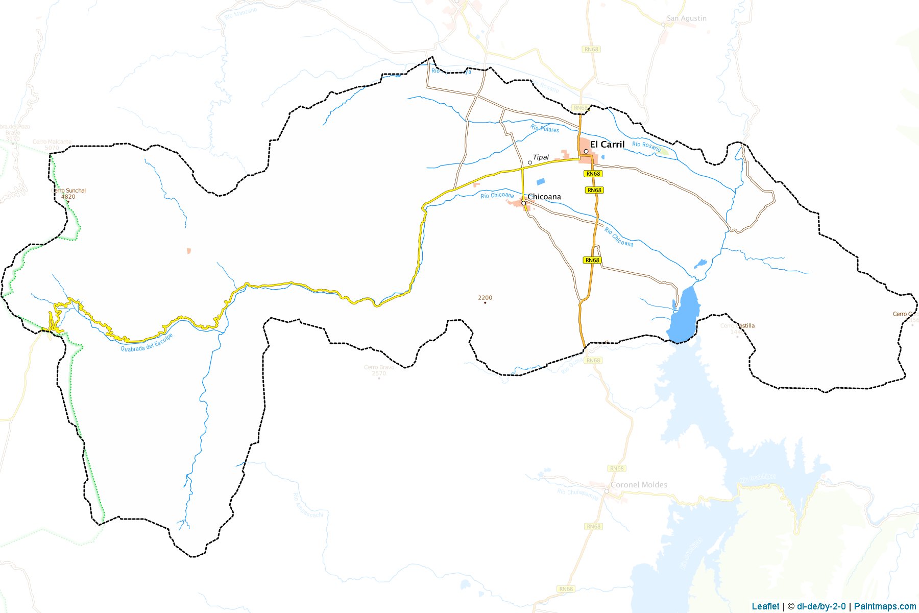 Muestras de recorte de mapas Chicoana (Salta)-1