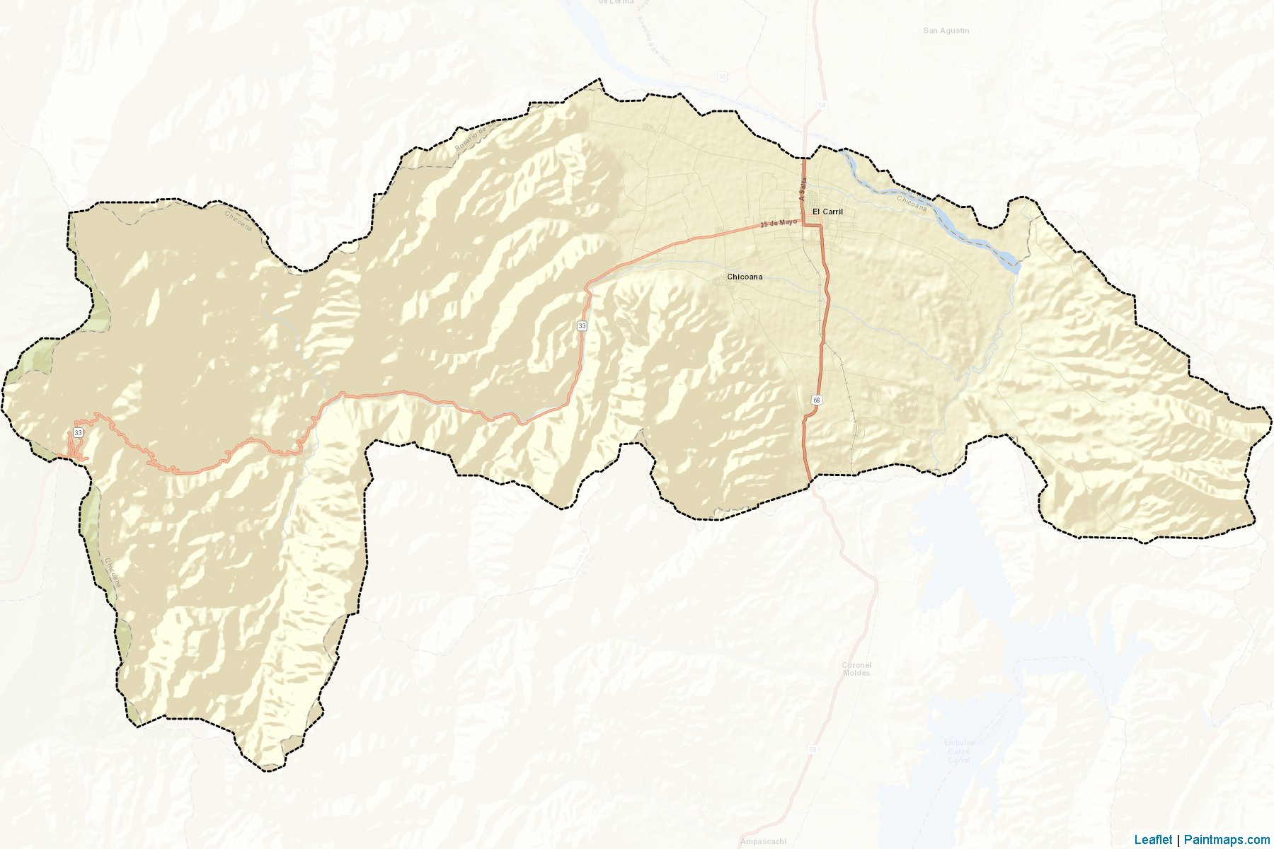 Muestras de recorte de mapas Chicoana (Salta)-2