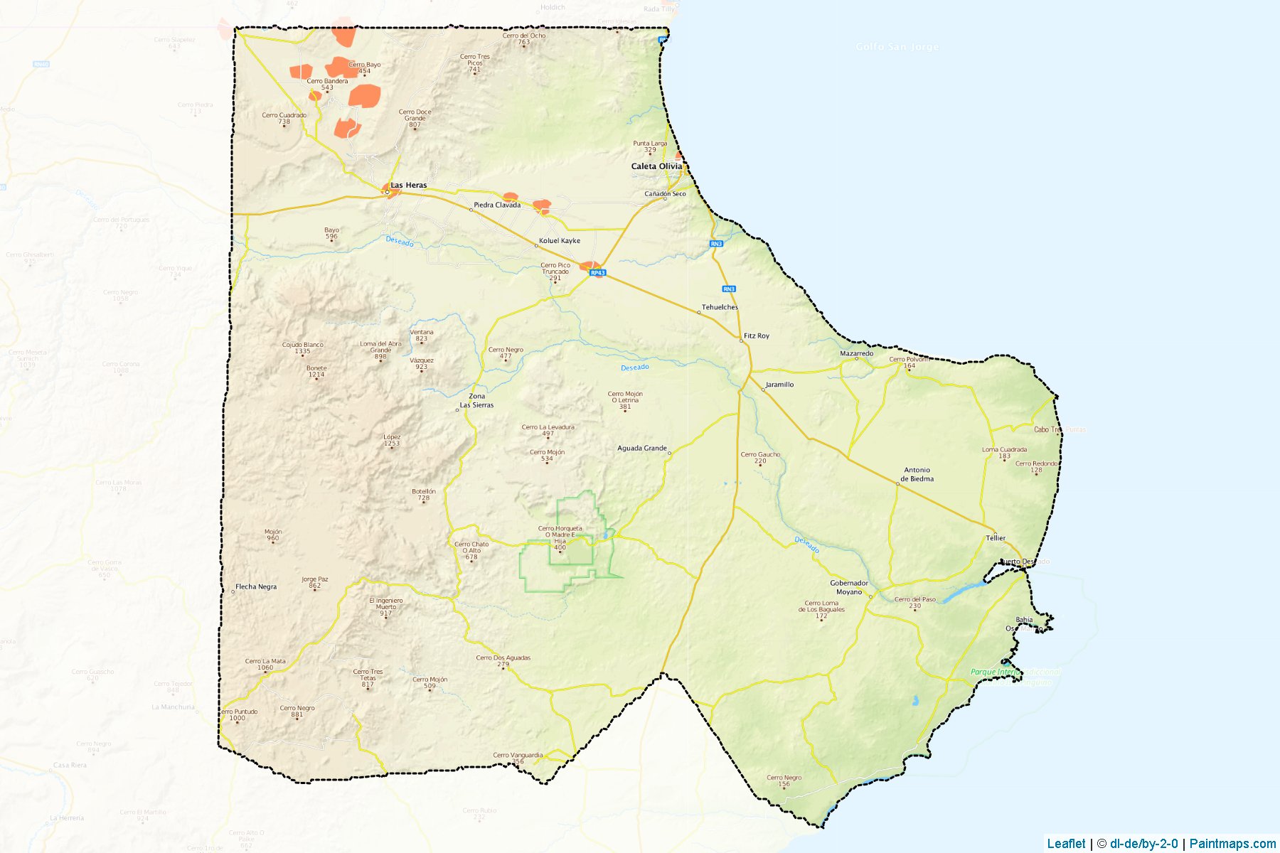 Deseado (Santa Cruz) Map Cropping Samples-1