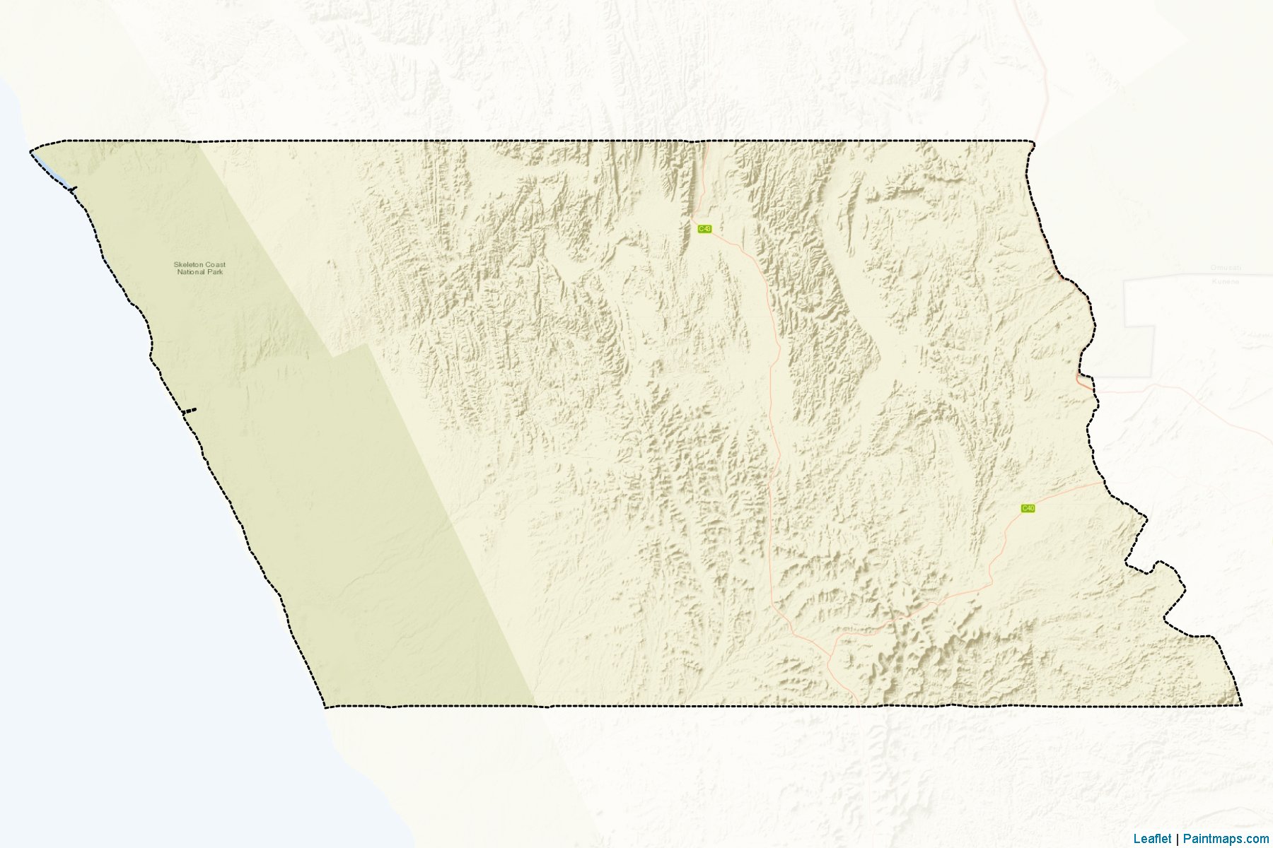 Muestras de recorte de mapas Sesfontein (Kunene)-2