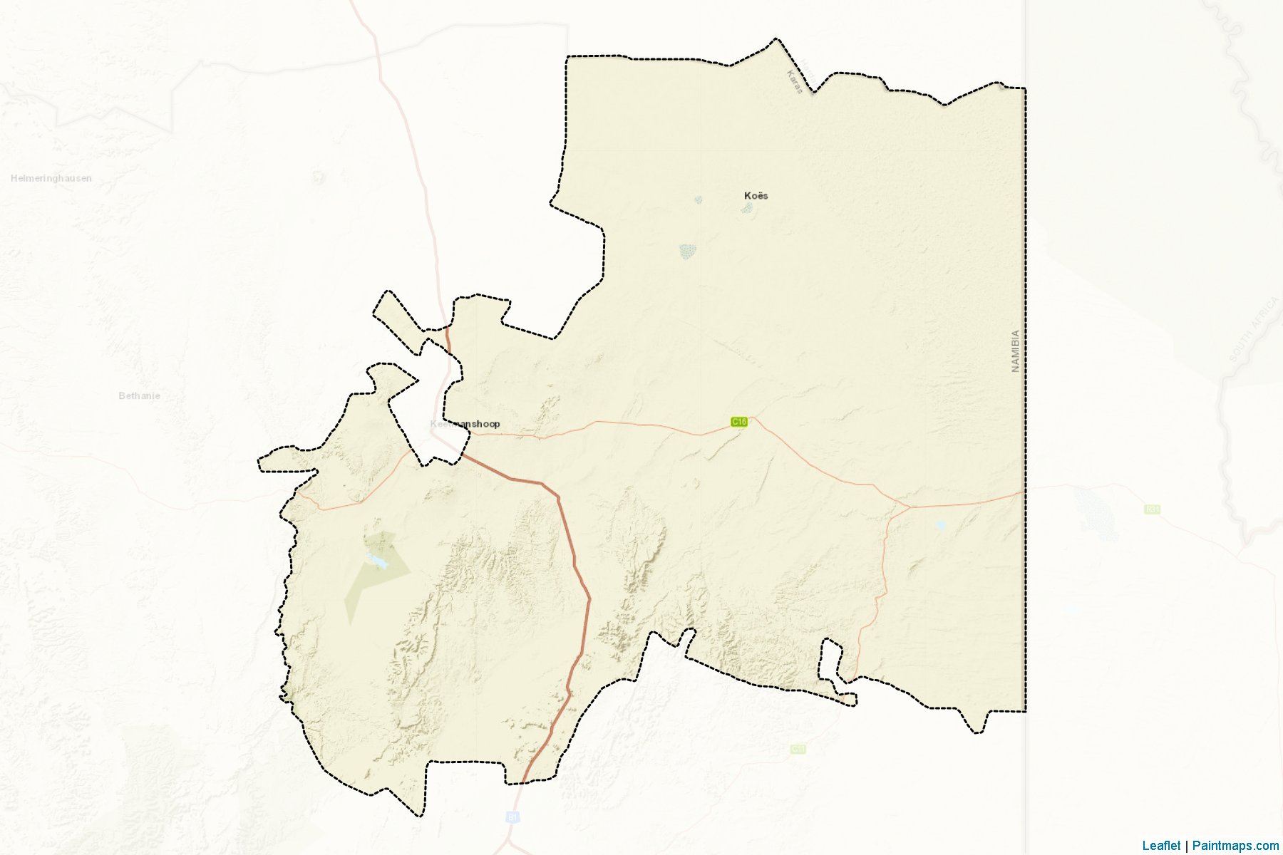 Muestras de recorte de mapas Keetmanshoop Rural (Karas)-2