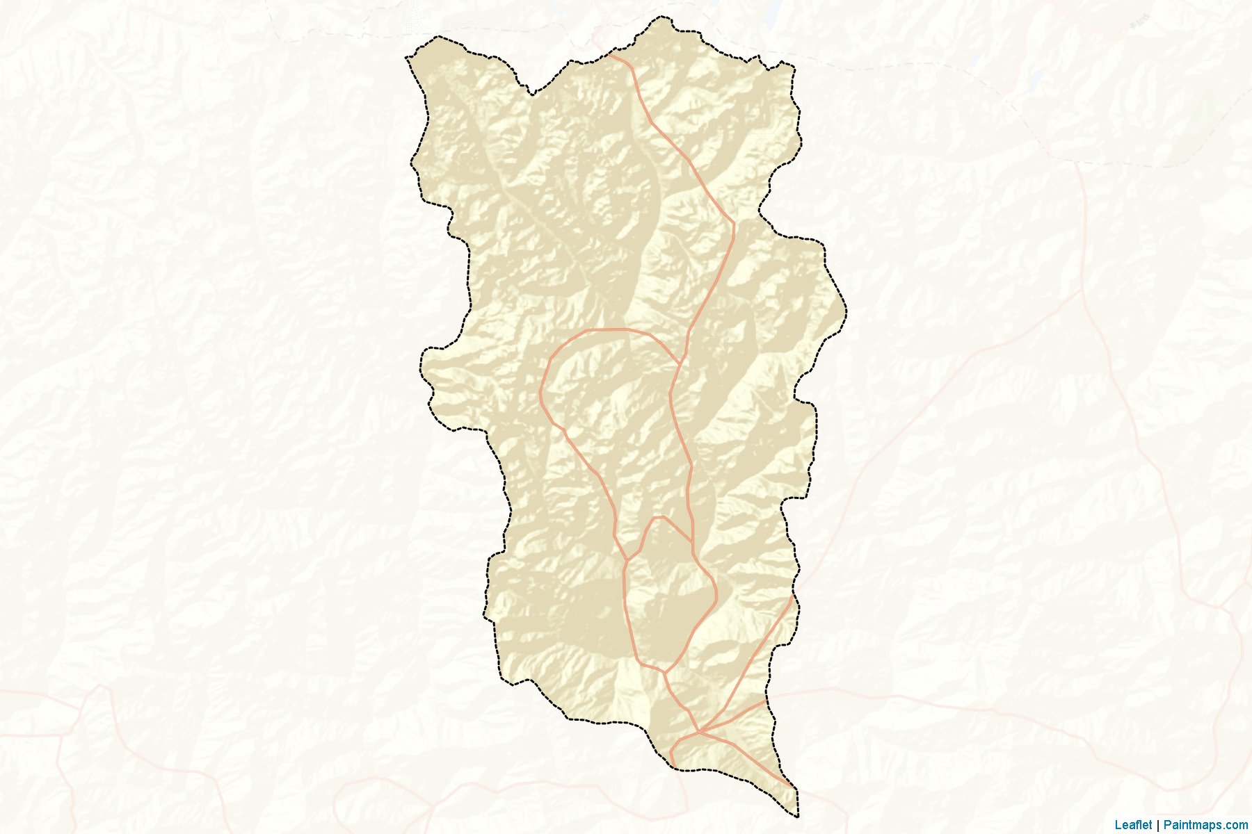 Muestras de recorte de mapas Chhoekhor (Bumthang)-2